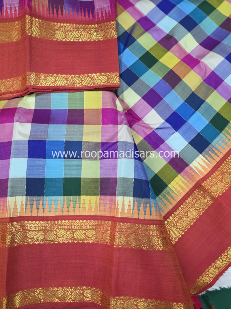 PURE SILK SAREE WITH SILKMARK-6YARDS WITH BLOUSE - Image 3