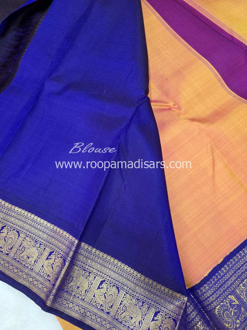 PURE SILK SAREE WITH SILKMARK-6YARDS WITH BLOUSE - Image 4