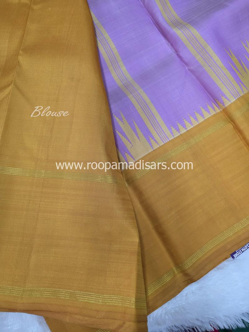 PURE SILK SAREE WITH SILKMARK-6YARDS WITH BLOUSE - Image 5