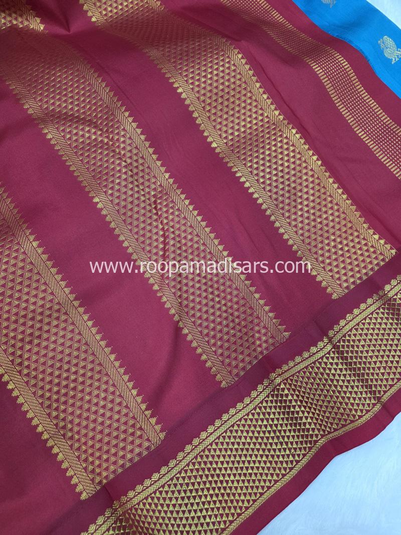 PURE SILK SAREE WITH SILKMARK-6YARDS WITH BLOUSE - Image 4