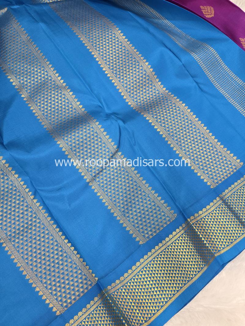 PURE SILK SAREE WITH SILKMARK-6YARDS WITH BLOUSE - Image 5