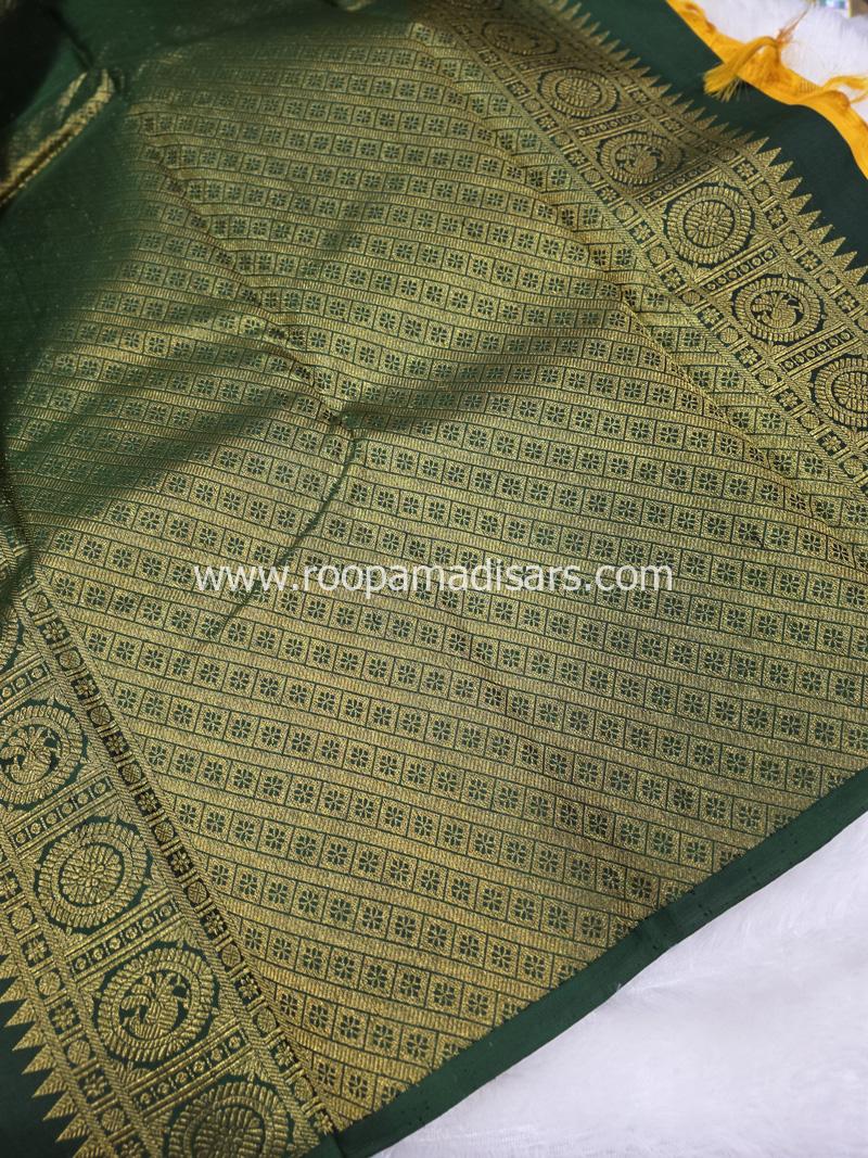 PURE SILK SAREE WITH SILKMARK-6YARDS WITH BLOUSE - Image 4