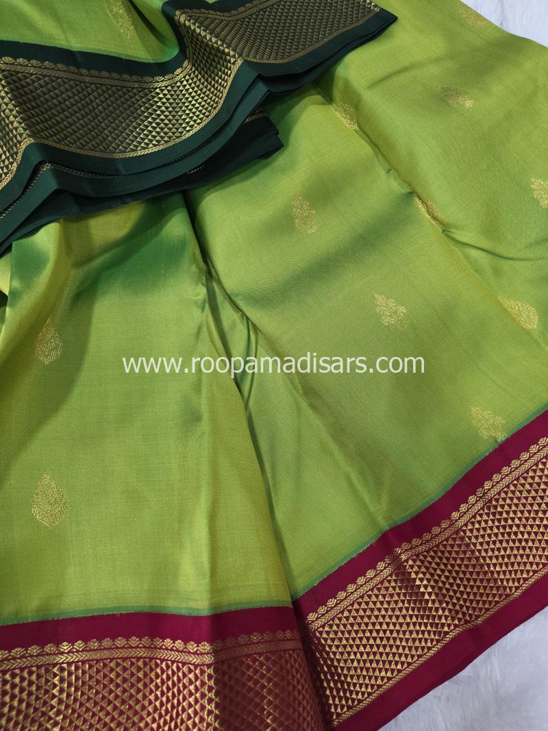 PURE SILK SAREE WITH SILKMARK-6YARDS WITH BLOUSE - Image 3