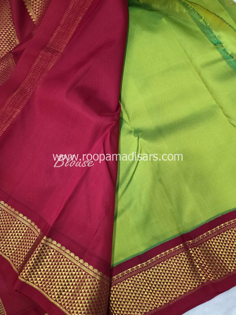 PURE SILK SAREE WITH SILKMARK-6YARDS WITH BLOUSE - Image 5
