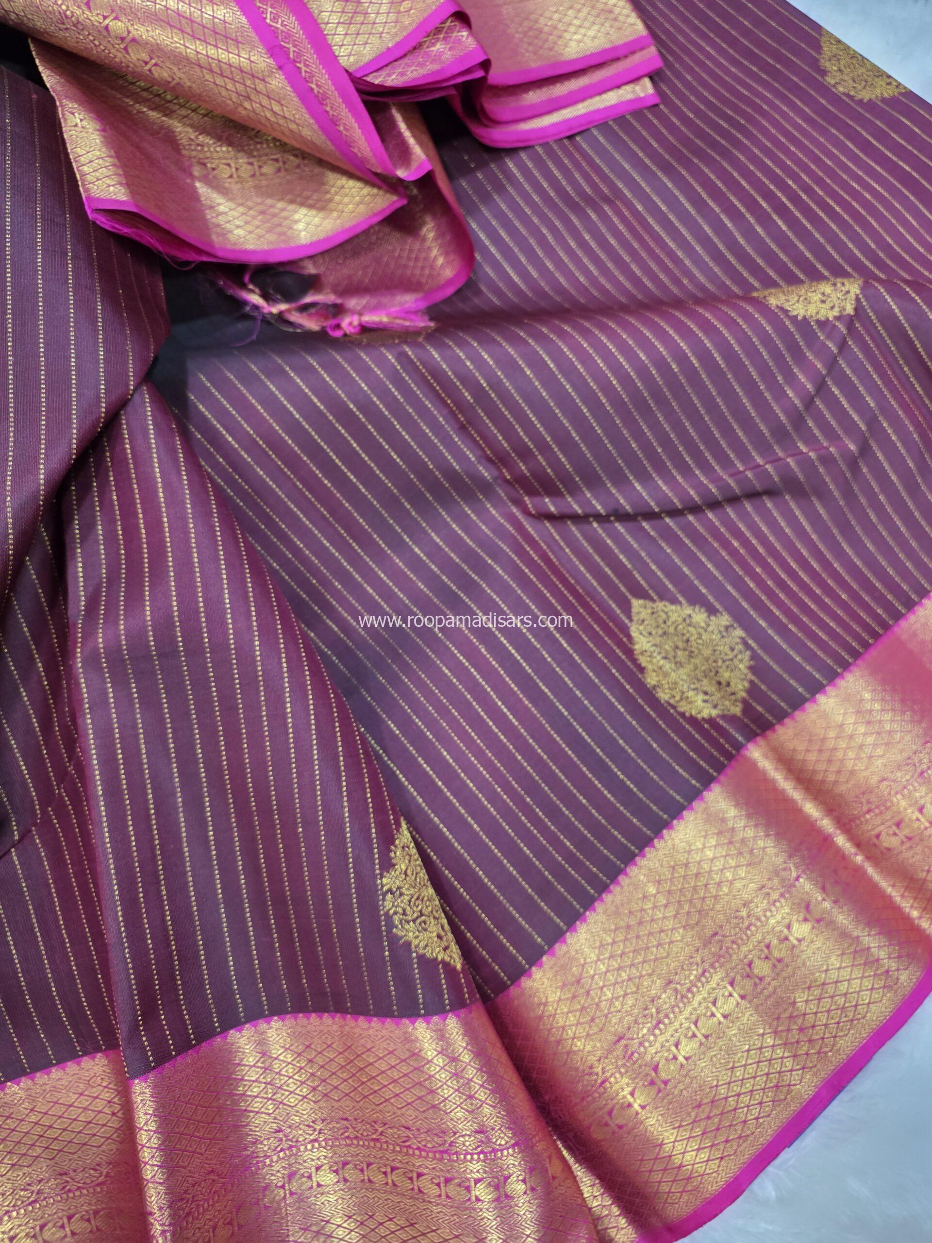 PURE SILK SAREE WITH SILKMARK-6YARDS WITH BLOUSE - Image 3