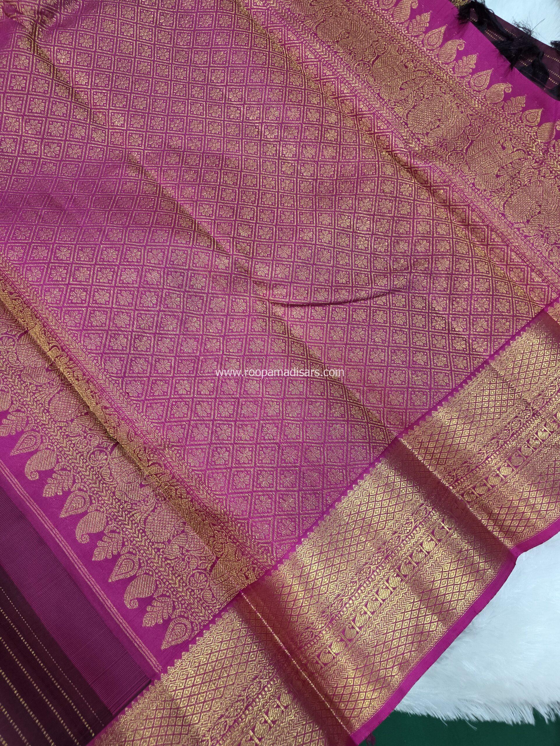 PURE SILK SAREE WITH SILKMARK-6YARDS WITH BLOUSE - Image 4