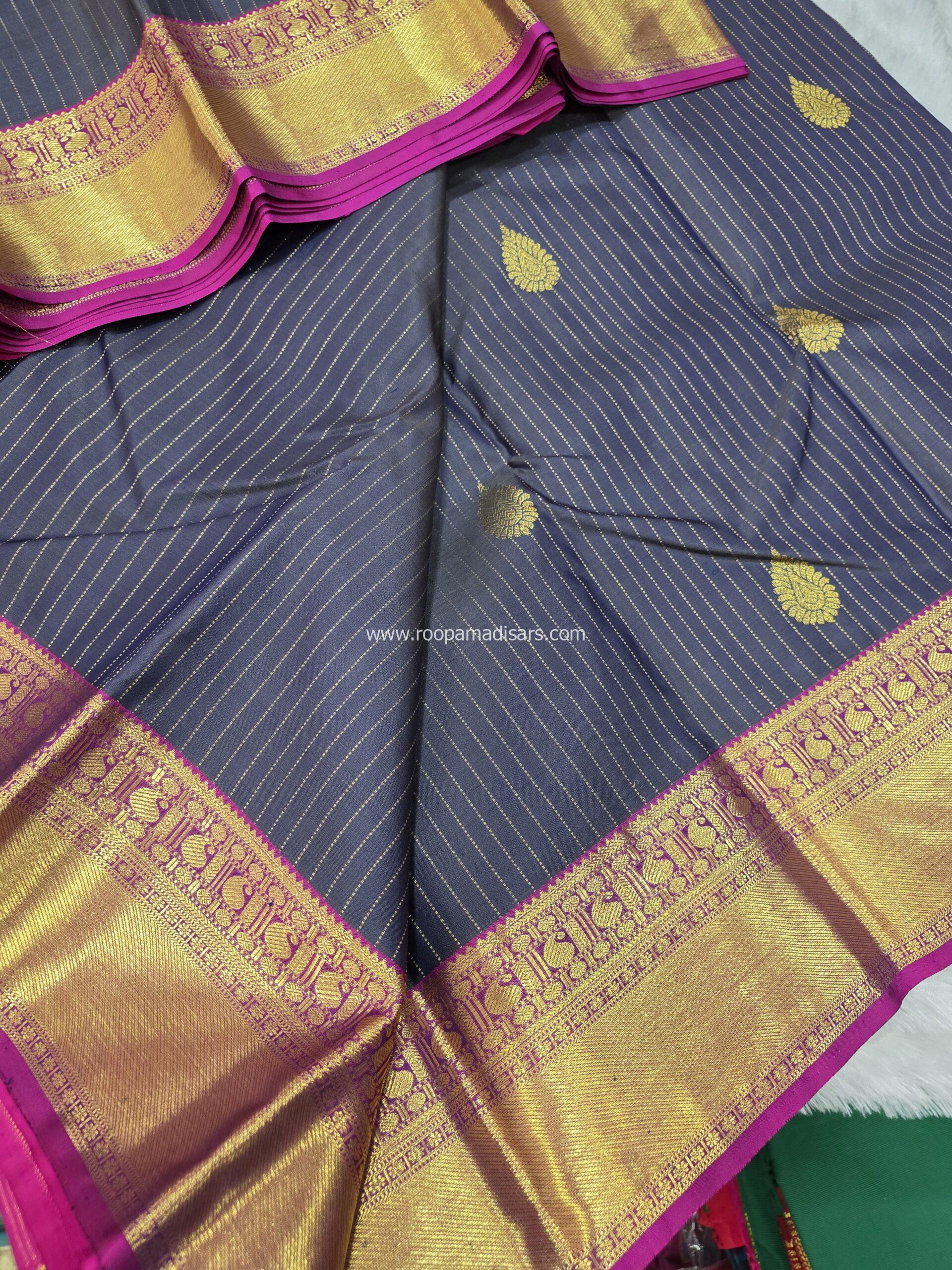 PURE SILK SAREE WITH SILKMARK-6YARDS WITH BLOUSE - Image 4