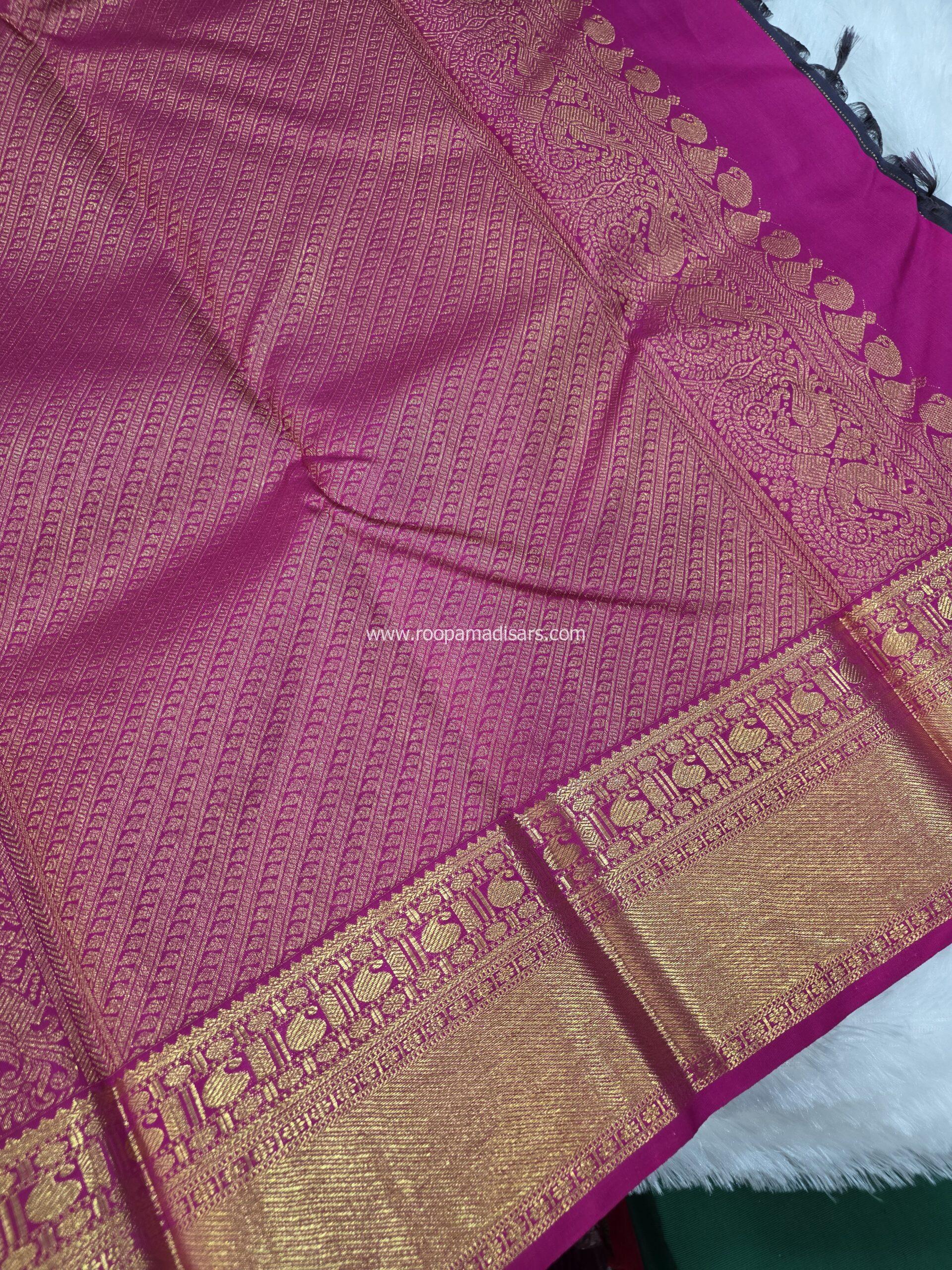 PURE SILK SAREE WITH SILKMARK-6YARDS WITH BLOUSE - Image 5