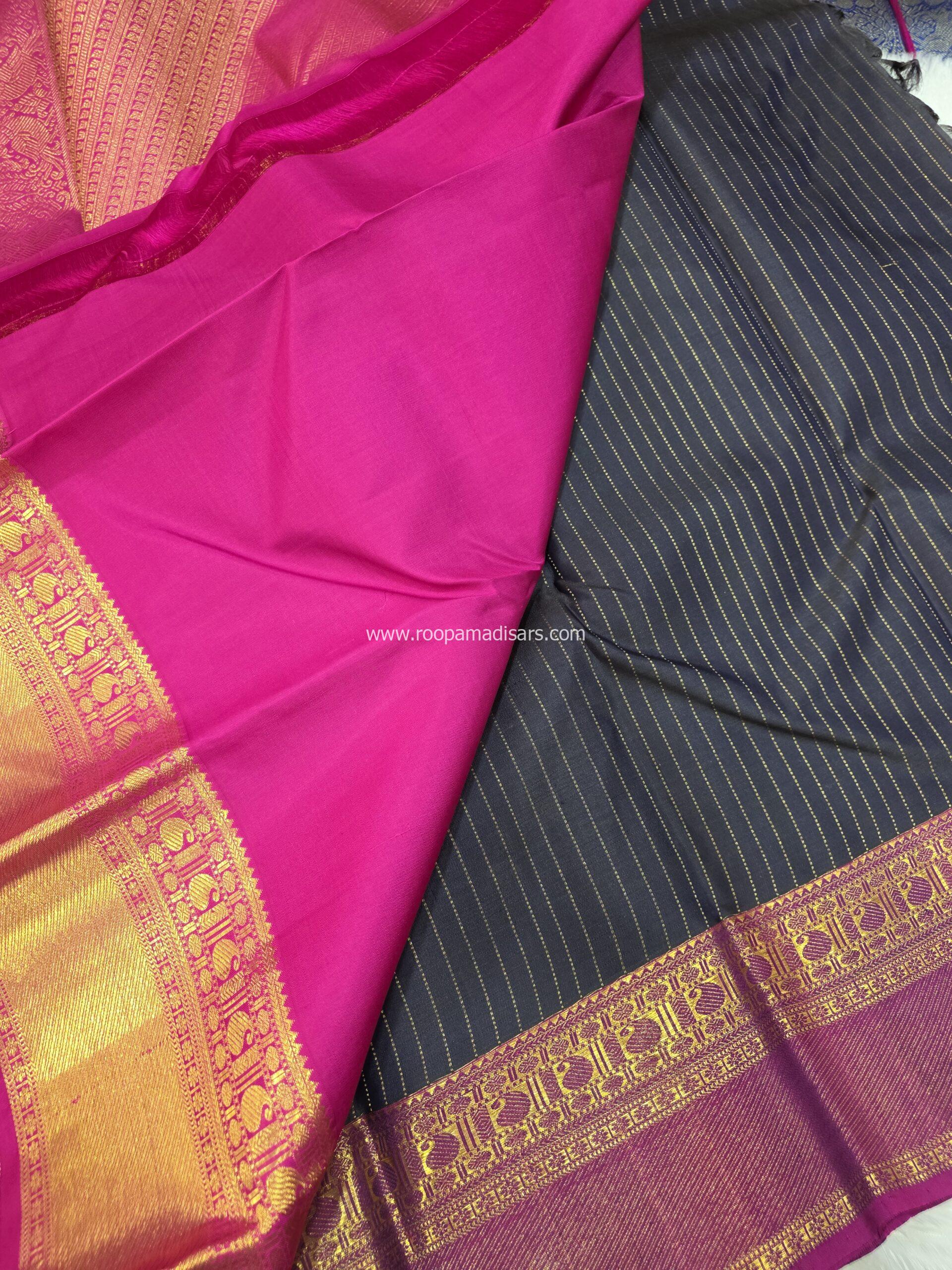 PURE SILK SAREE WITH SILKMARK-6YARDS WITH BLOUSE - Image 6