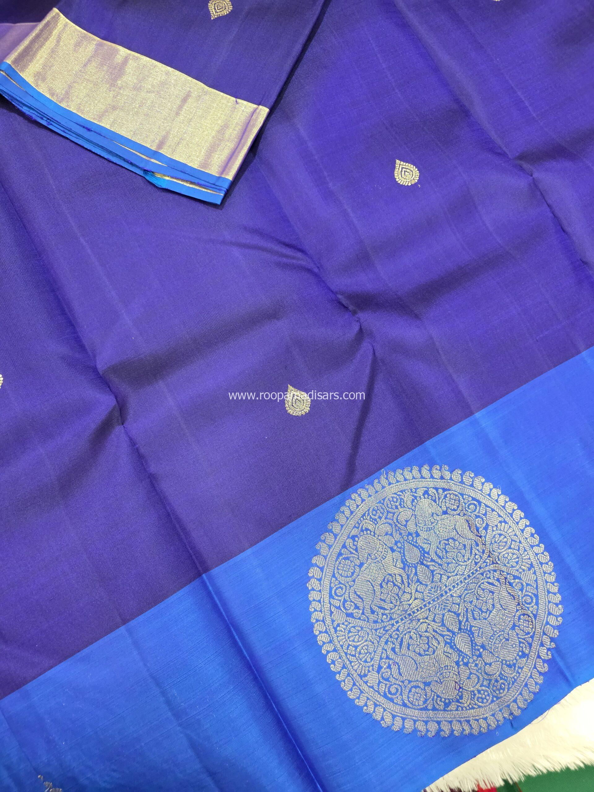 PURE SILK SAREE WITH SILKMARK-6YARDS WITH BLOUSE - Image 3