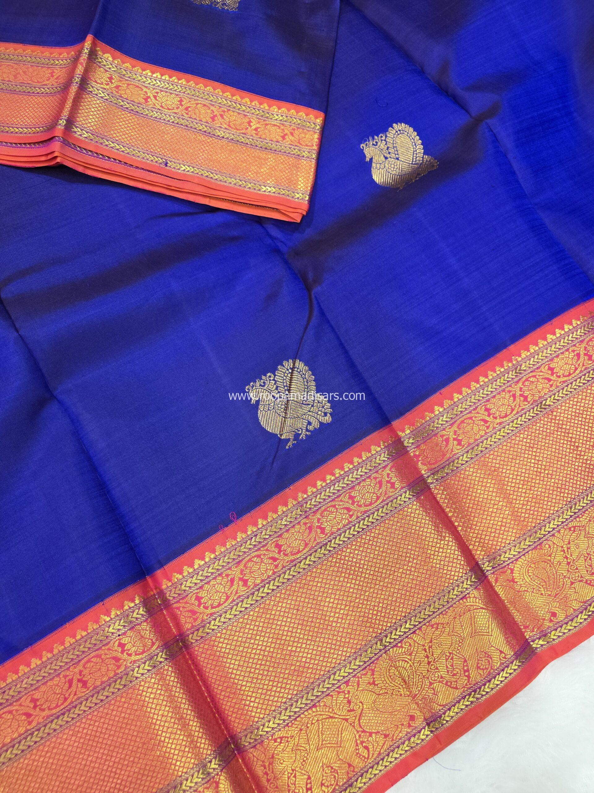 PURE SILK SAREE WITH SILKMARK-6YARDS WITH BLOUSE - Image 4