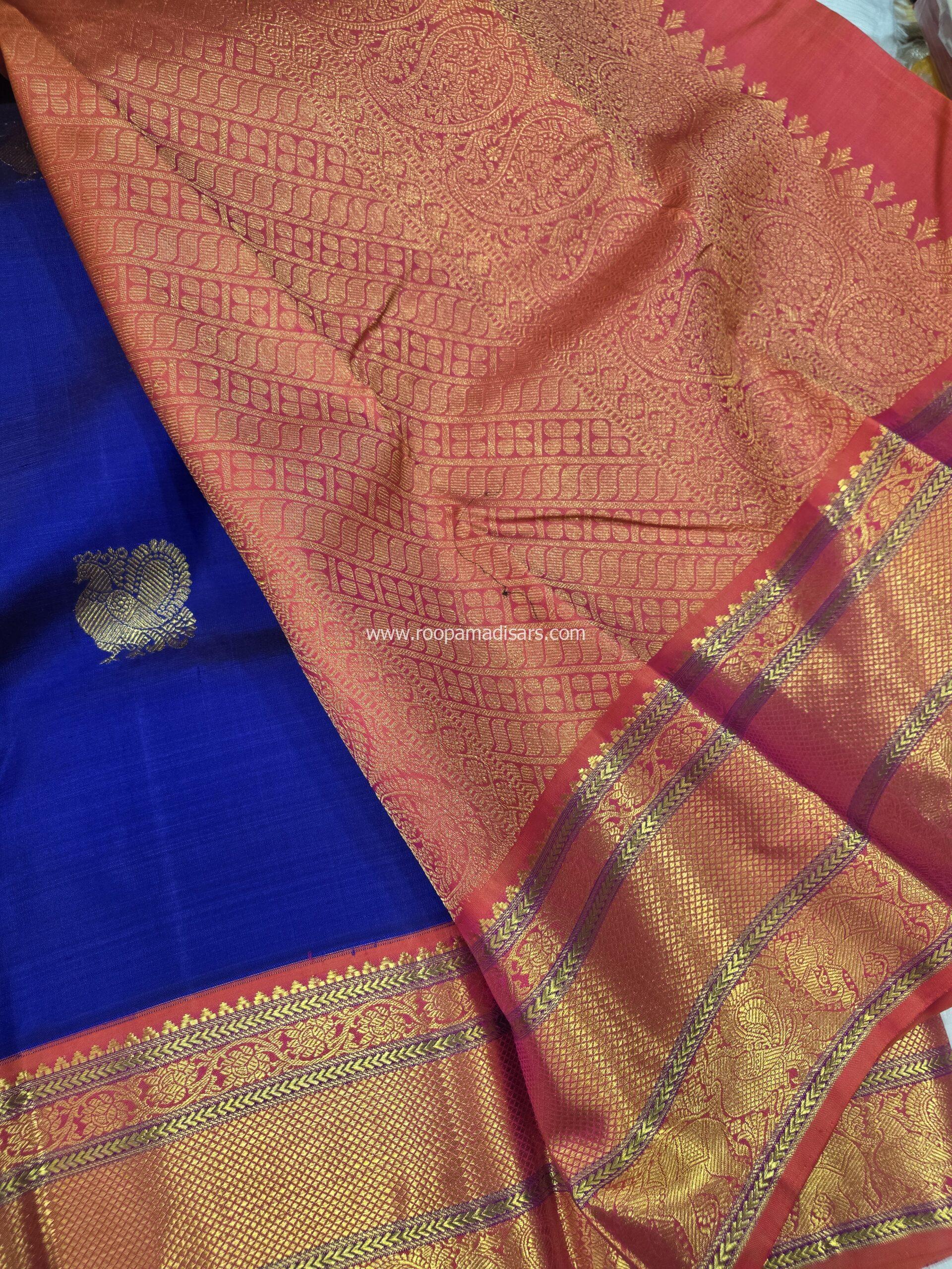 PURE SILK SAREE WITH SILKMARK-6YARDS WITH BLOUSE - Image 5