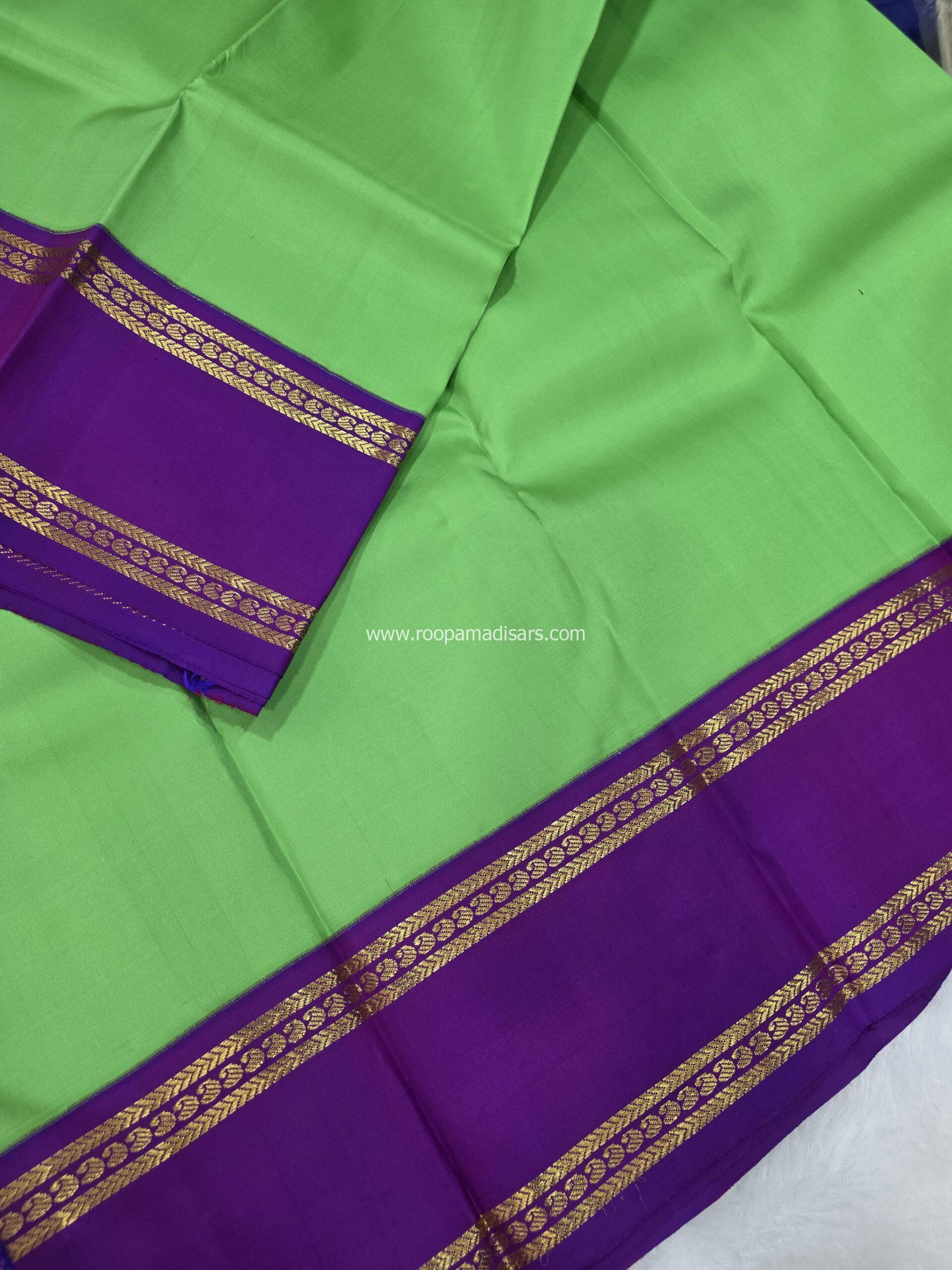 PURE SILK SAREE WITH SILKMARK-6YARDS WITH BLOUSE - Image 3