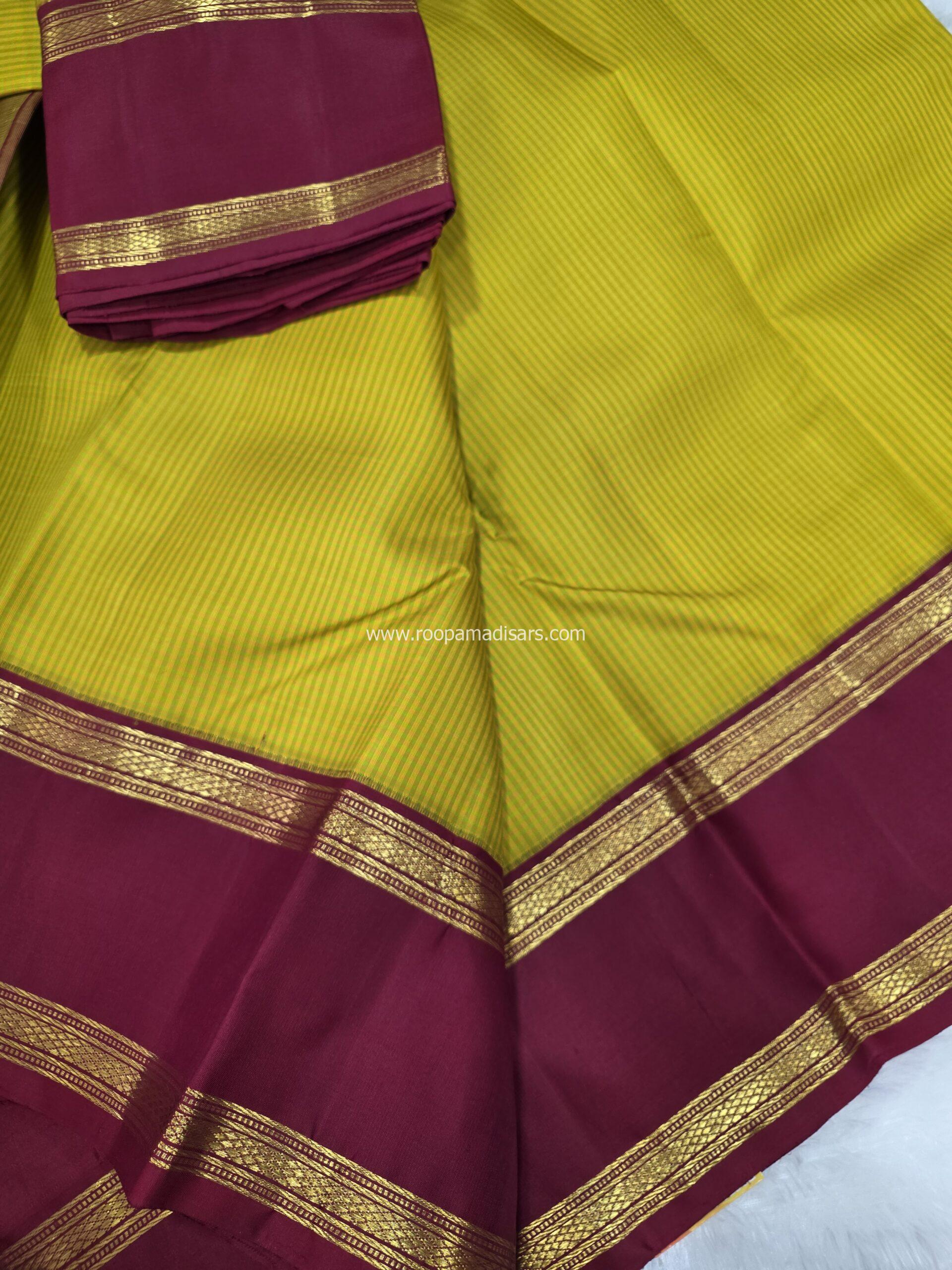 PURE SILK SAREE WITH SILKMARK-6YARDS WITH BLOUSE - Image 3