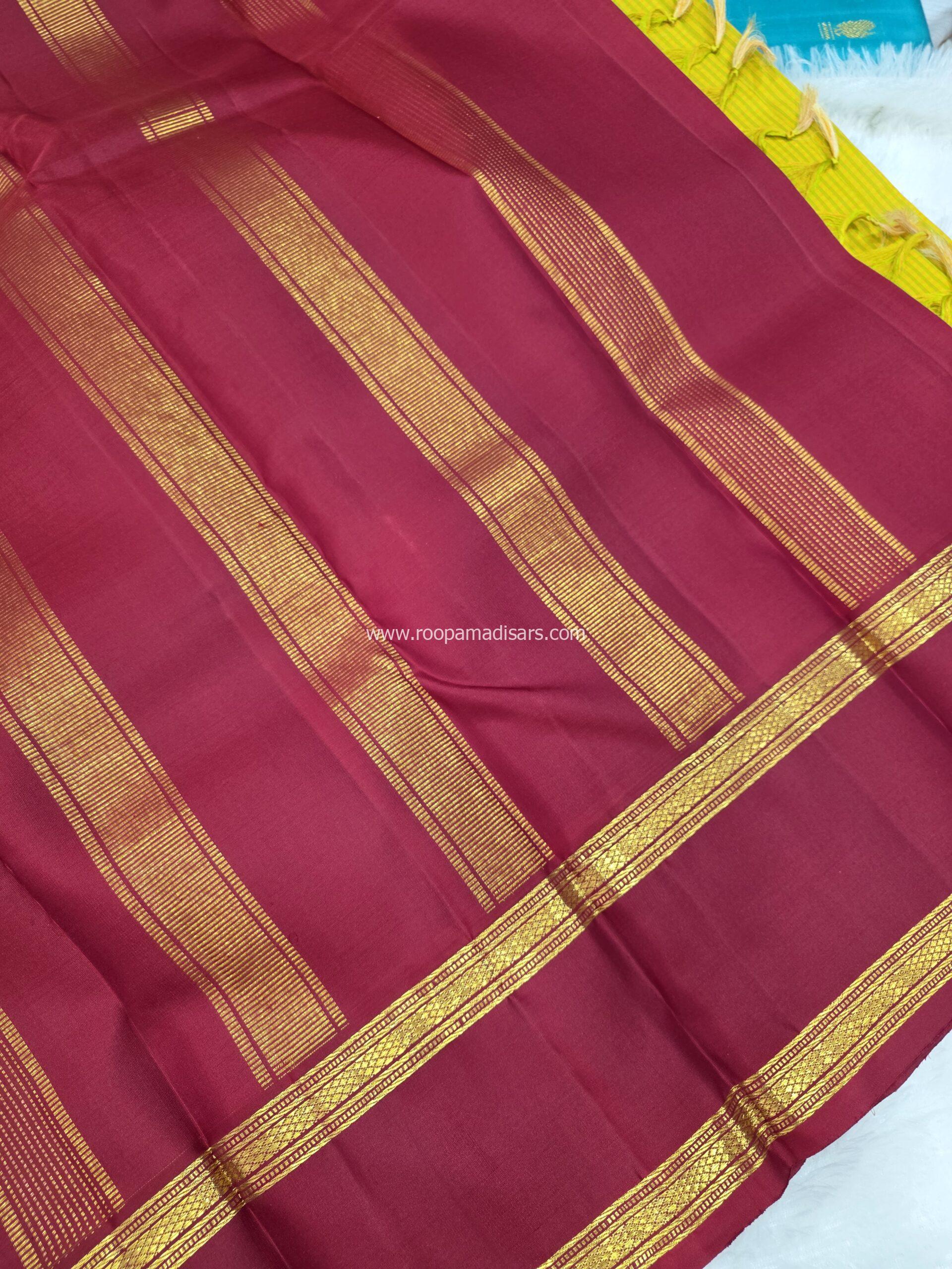 PURE SILK SAREE WITH SILKMARK-6YARDS WITH BLOUSE - Image 4