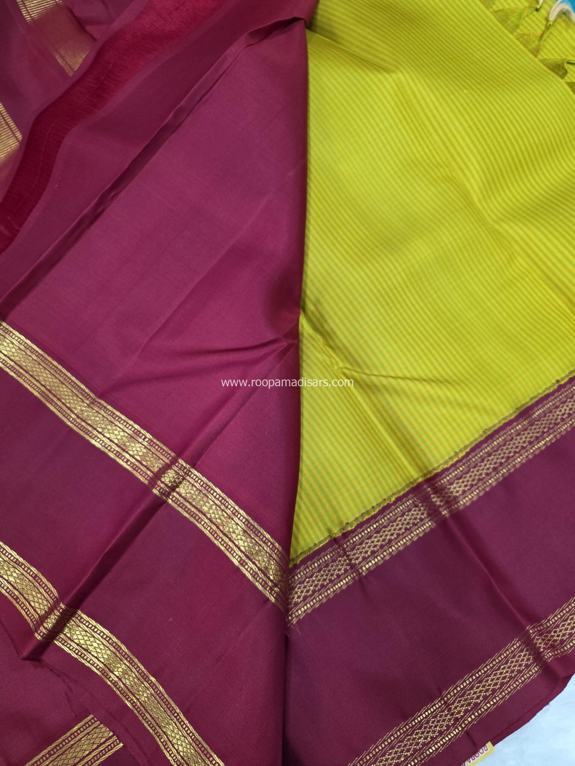 PURE SILK SAREE WITH SILKMARK-6YARDS WITH BLOUSE - Image 5