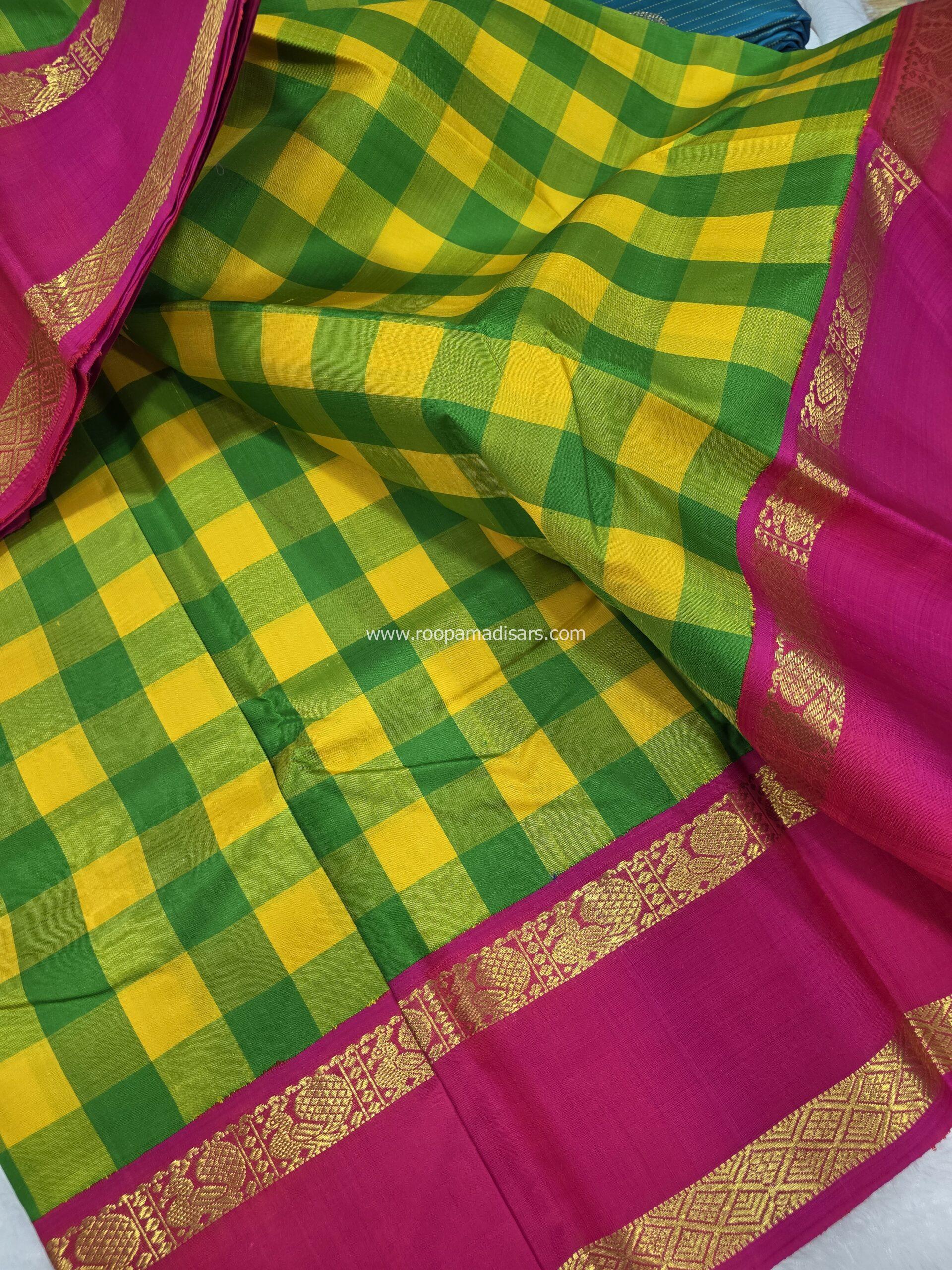 PURE SILK SAREE WITH SILKMARK-6YARDS WITH BLOUSE - Image 3