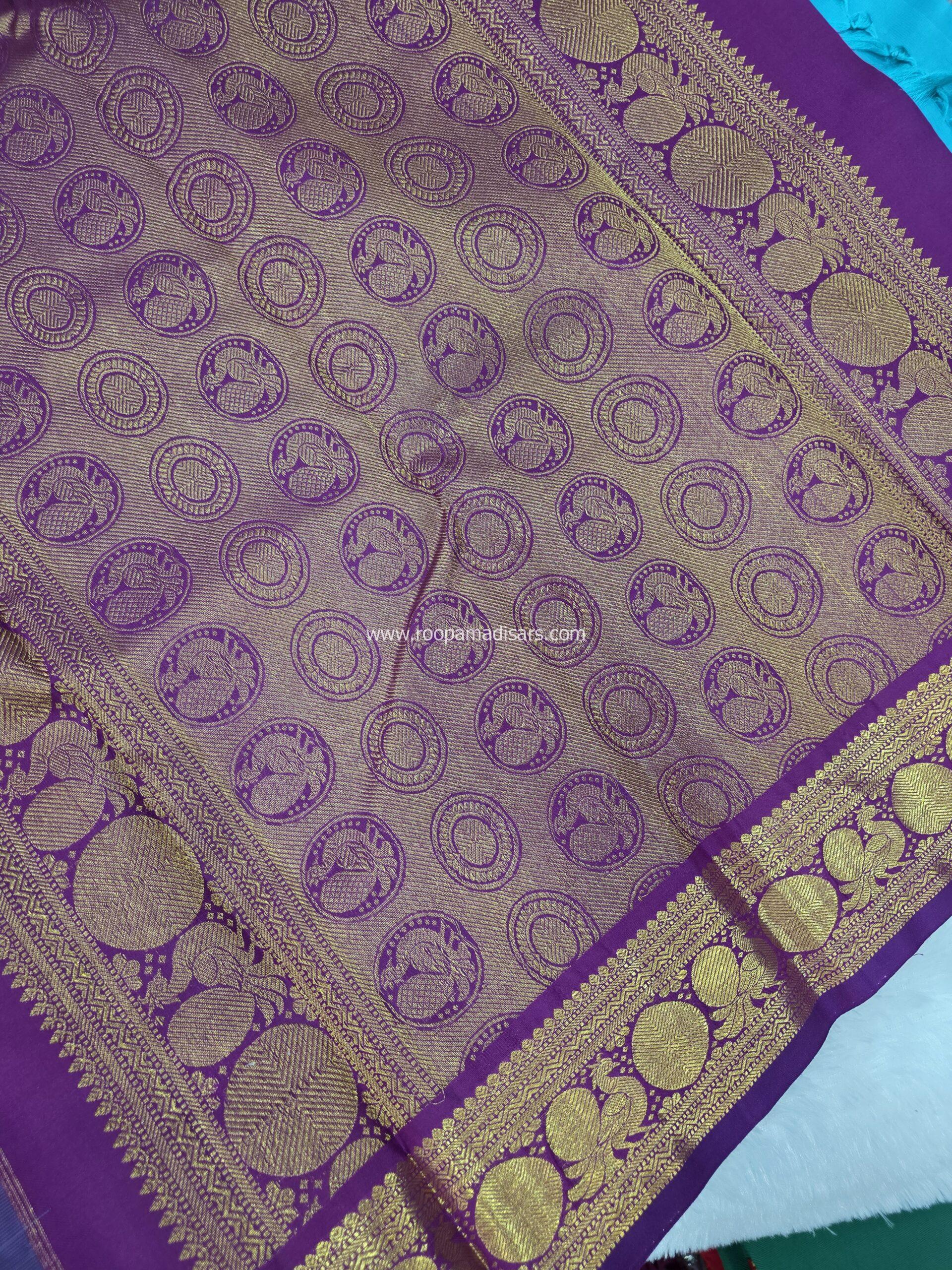 PURE SILK SAREE WITH SILKMARK-6YARDS WITH BLOUSE - Image 5