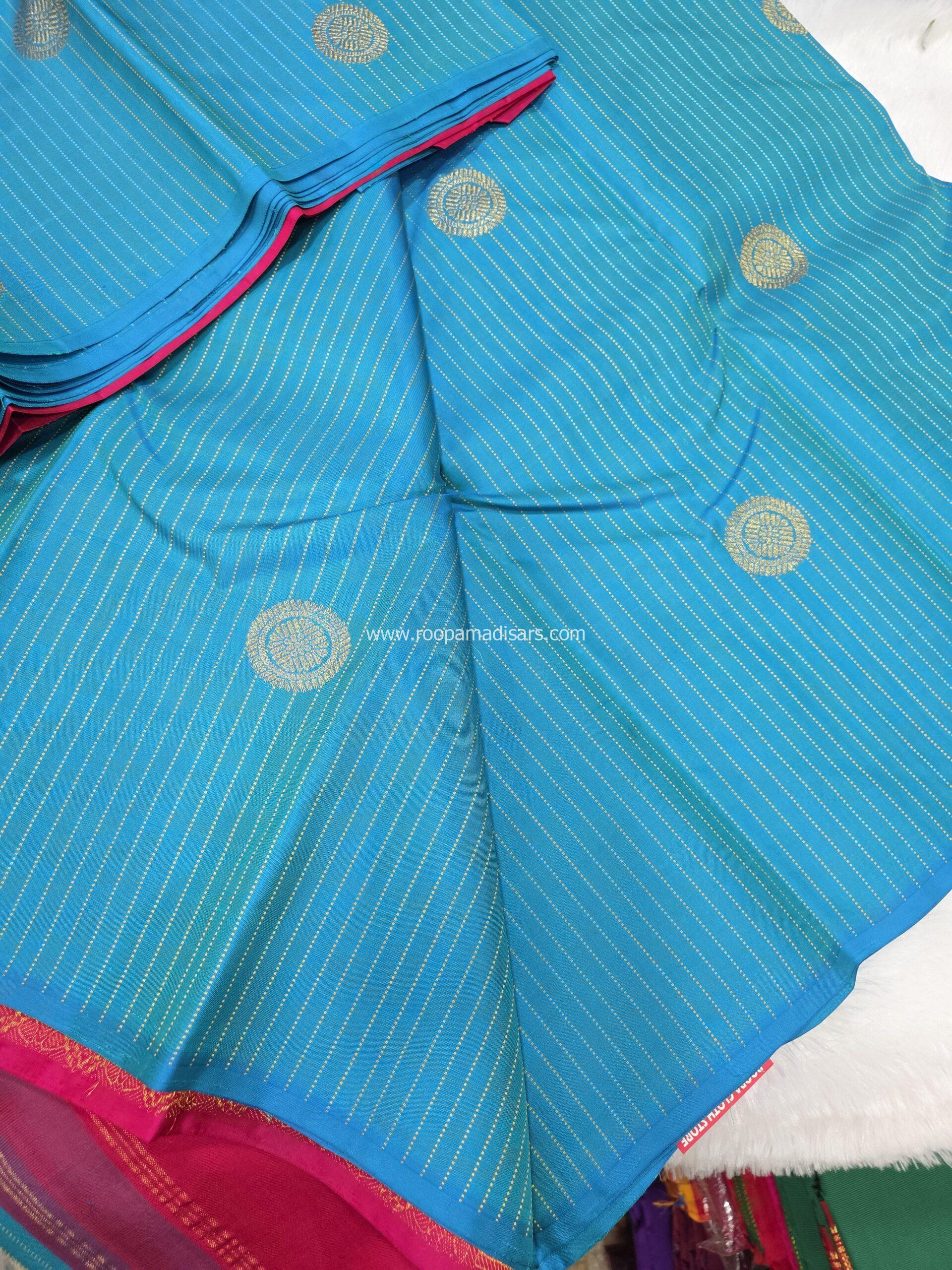 PURE SILK SAREE WITH SILKMARK-6YARDS WITH BLOUSE - Image 3