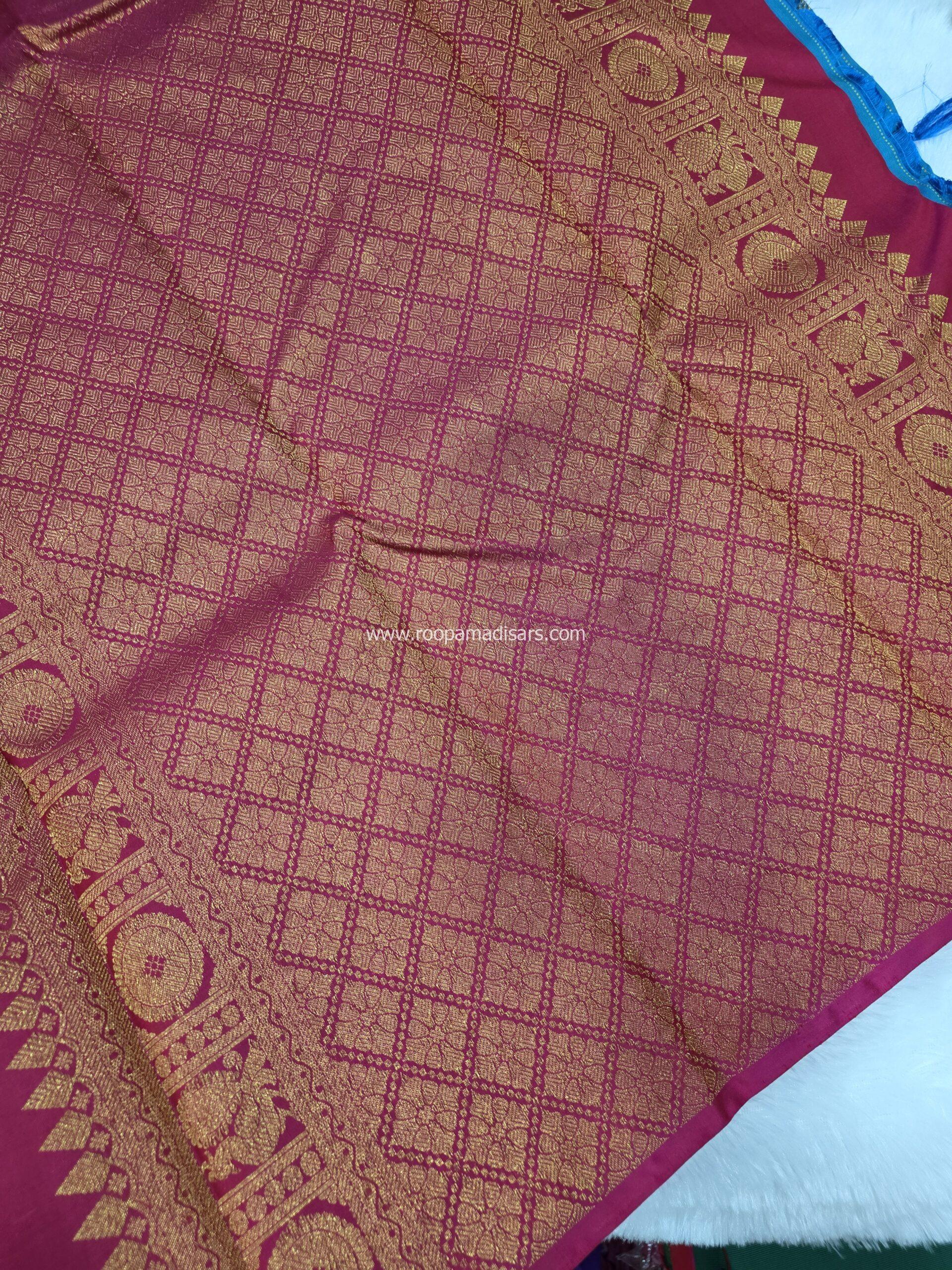 PURE SILK SAREE WITH SILKMARK-6YARDS WITH BLOUSE - Image 4