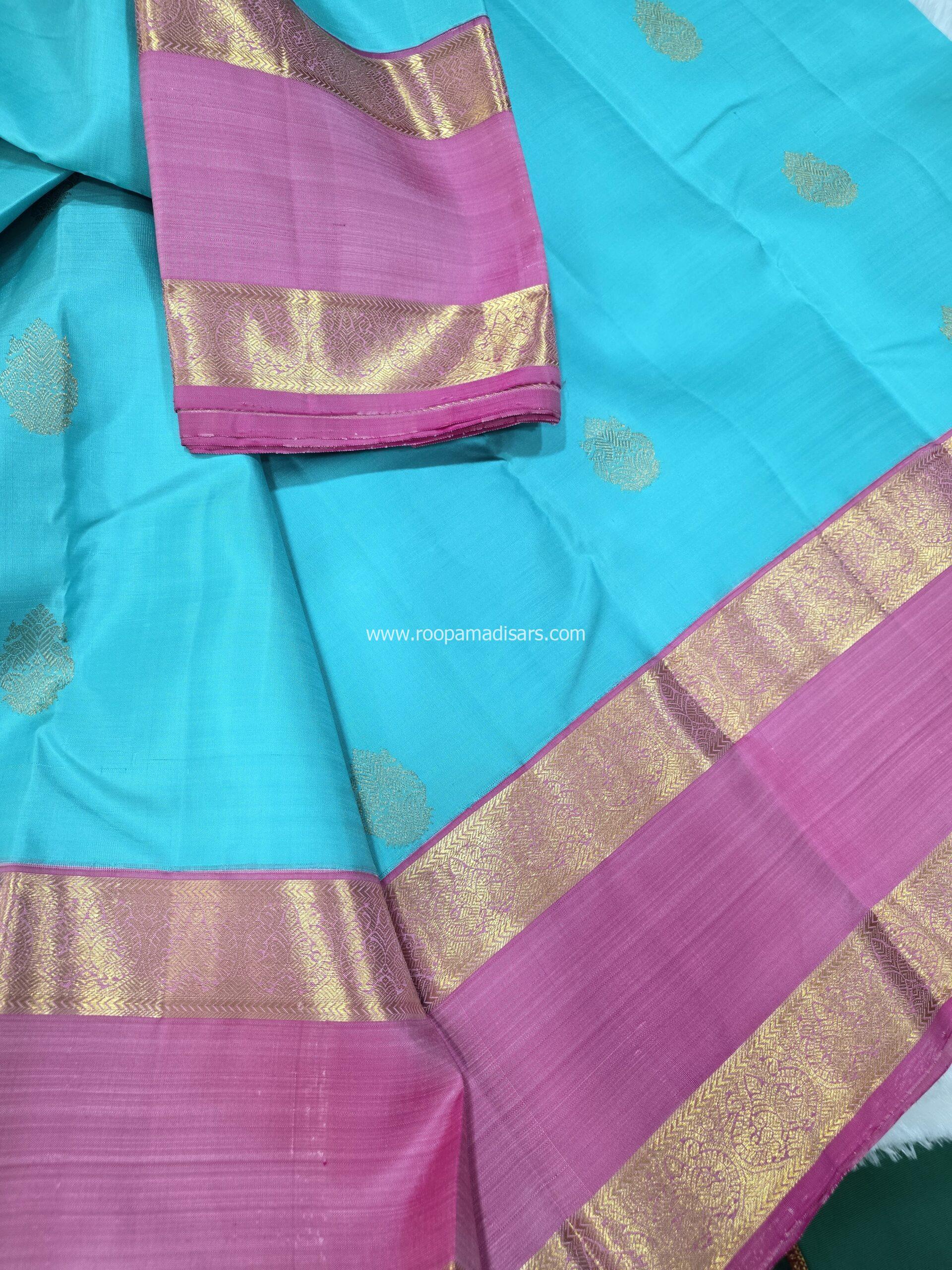 PURE SILK SAREE WITH SILKMARK-6YARDS WITH BLOUSE - Image 3
