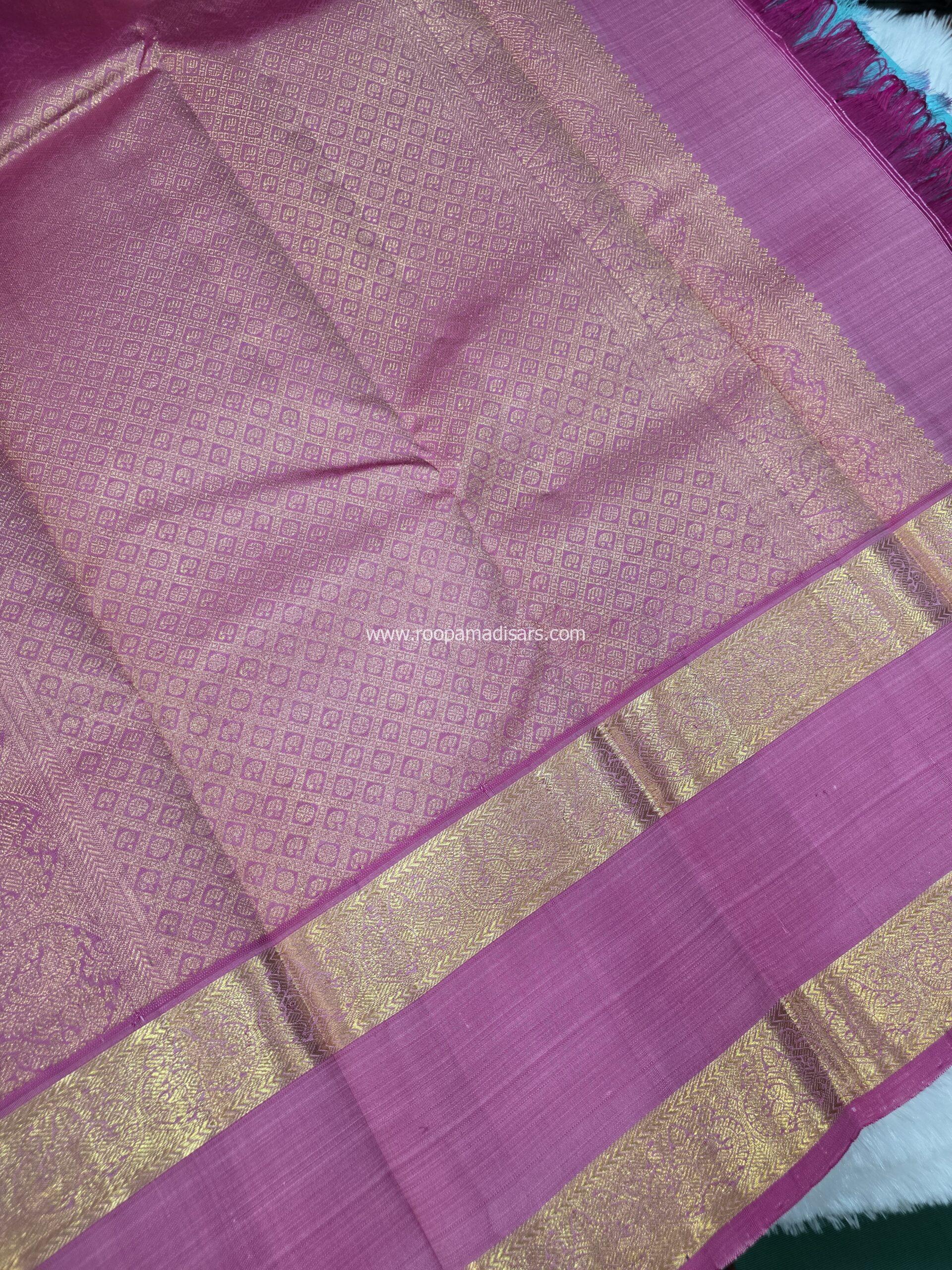 PURE SILK SAREE WITH SILKMARK-6YARDS WITH BLOUSE - Image 4