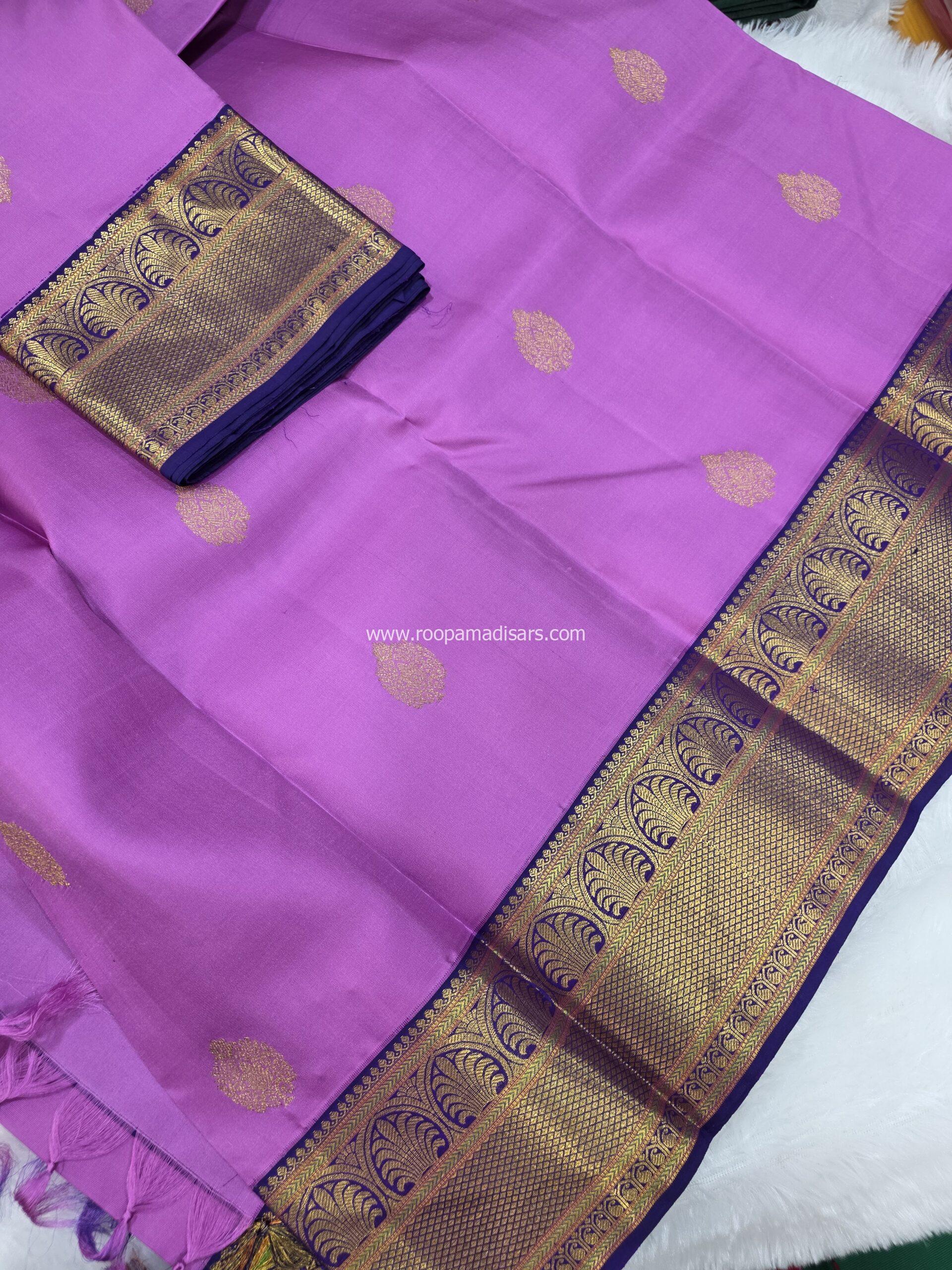 PURE SILK SAREE WITH SILKMARK-6YARDS WITH BLOUSE - Image 4