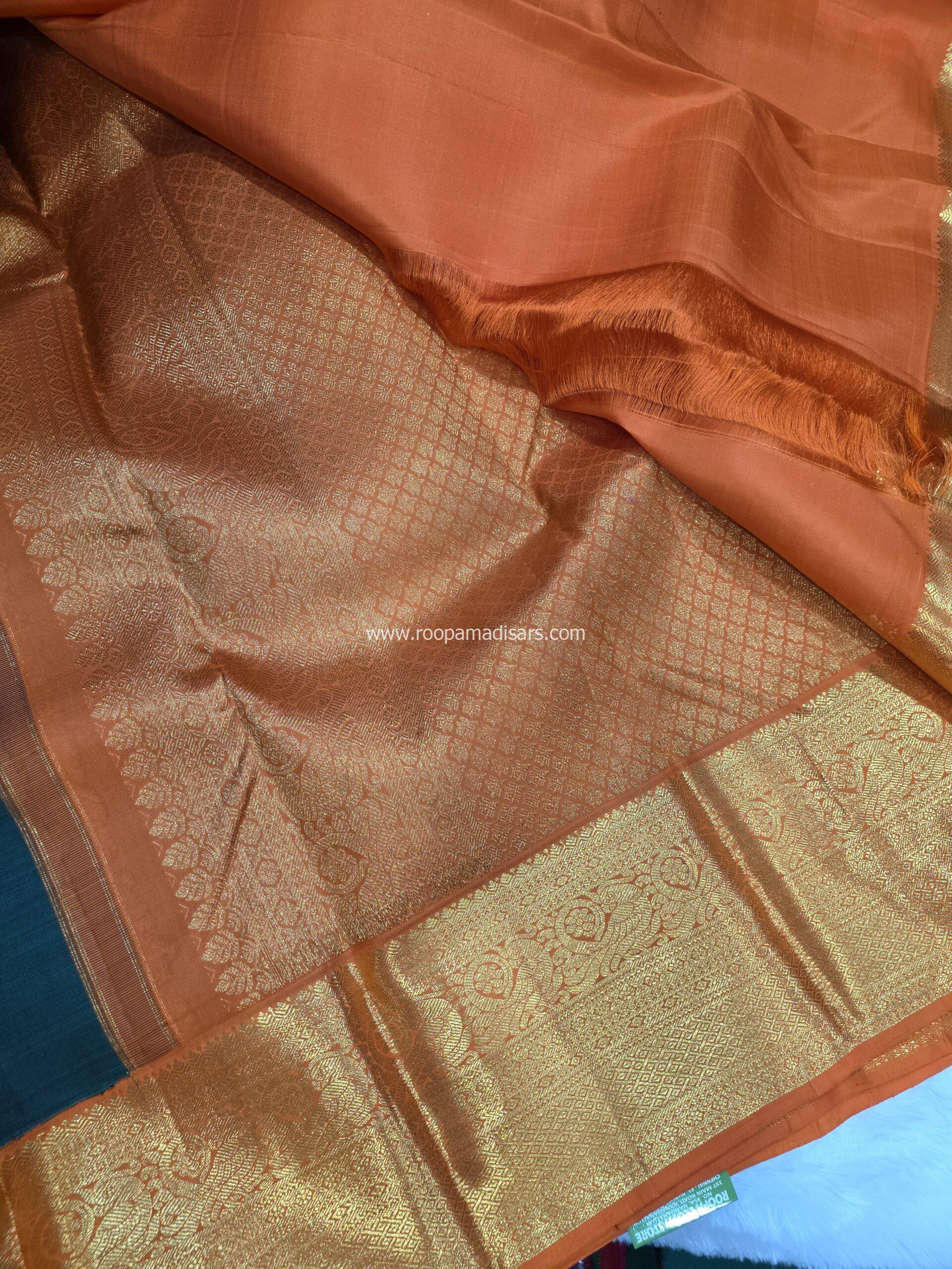 PURE SILK SAREE WITH SILKMARK-6YARDS WITH BLOUSE - Image 5