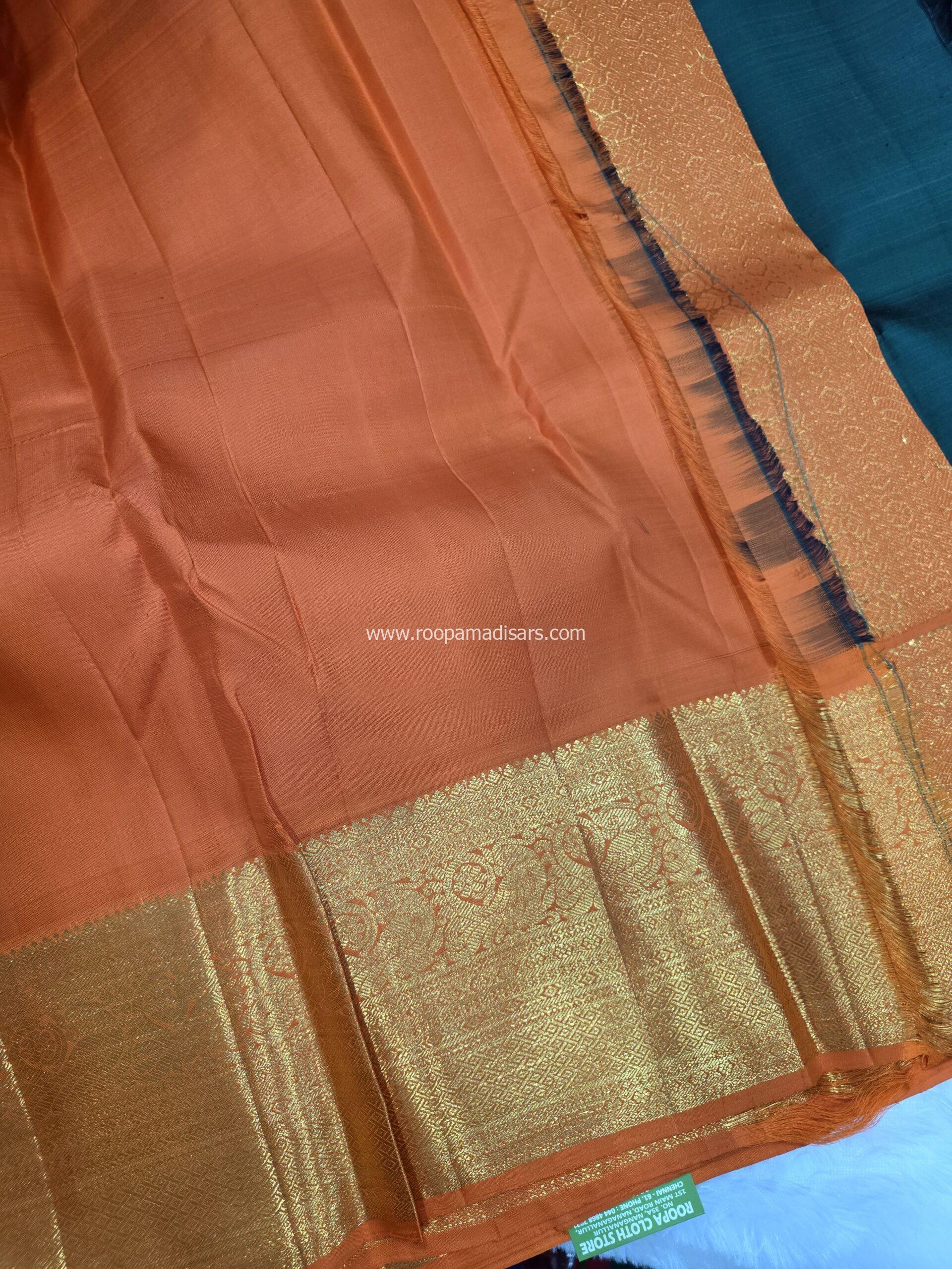 PURE SILK SAREE WITH SILKMARK-6YARDS WITH BLOUSE - Image 6