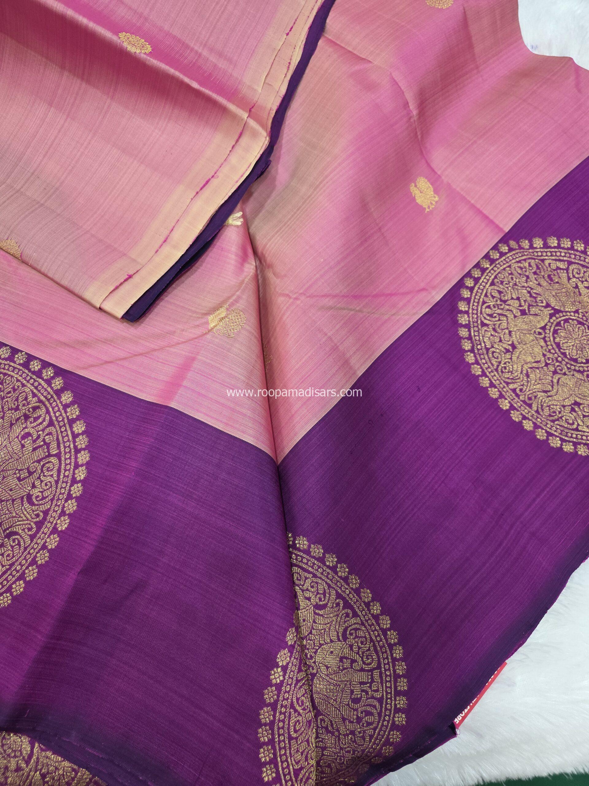 PURE SILK SAREE WITH SILKMARK-6YARDS WITH BLOUSE - Image 3