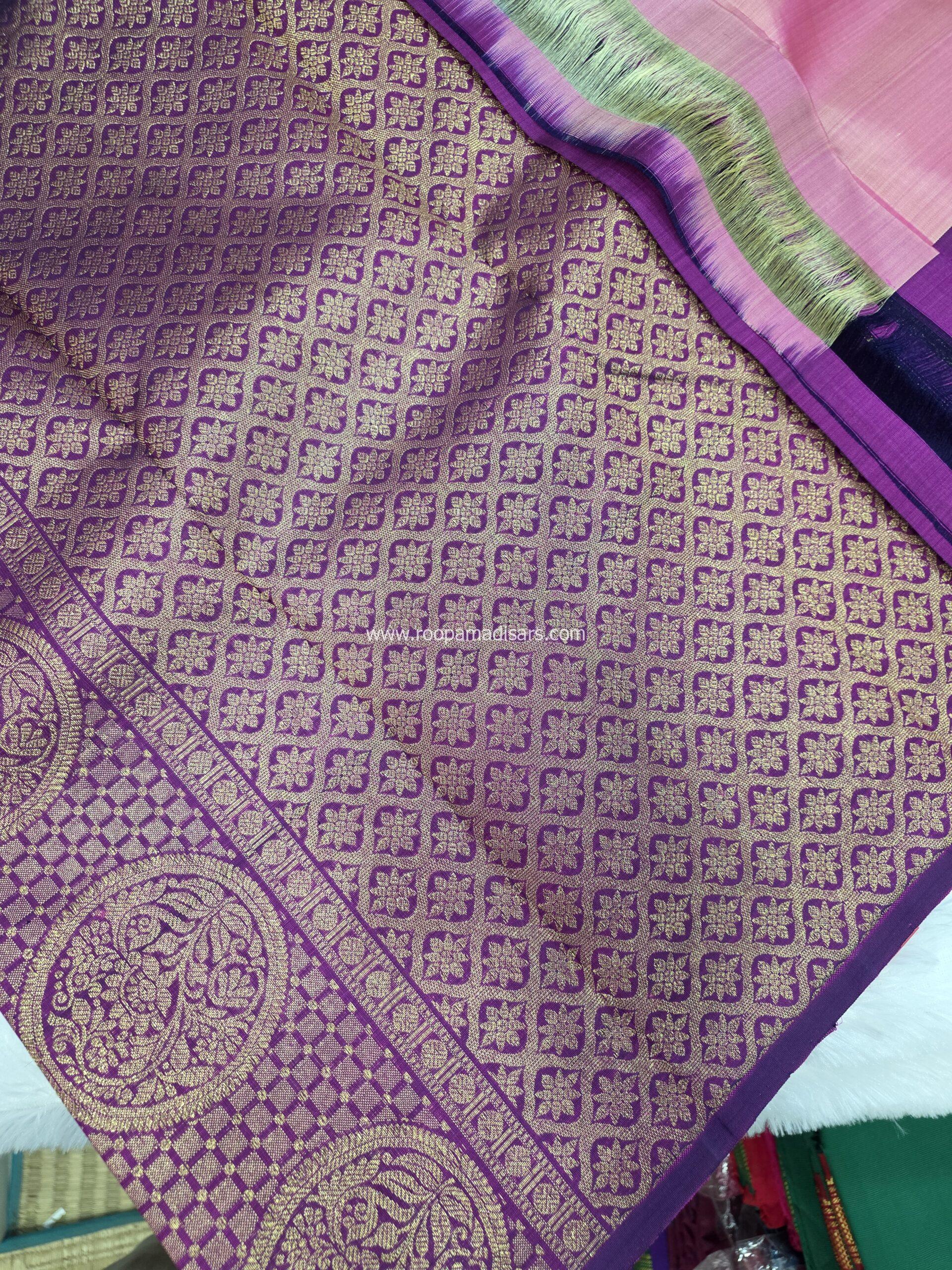 PURE SILK SAREE WITH SILKMARK-6YARDS WITH BLOUSE - Image 4