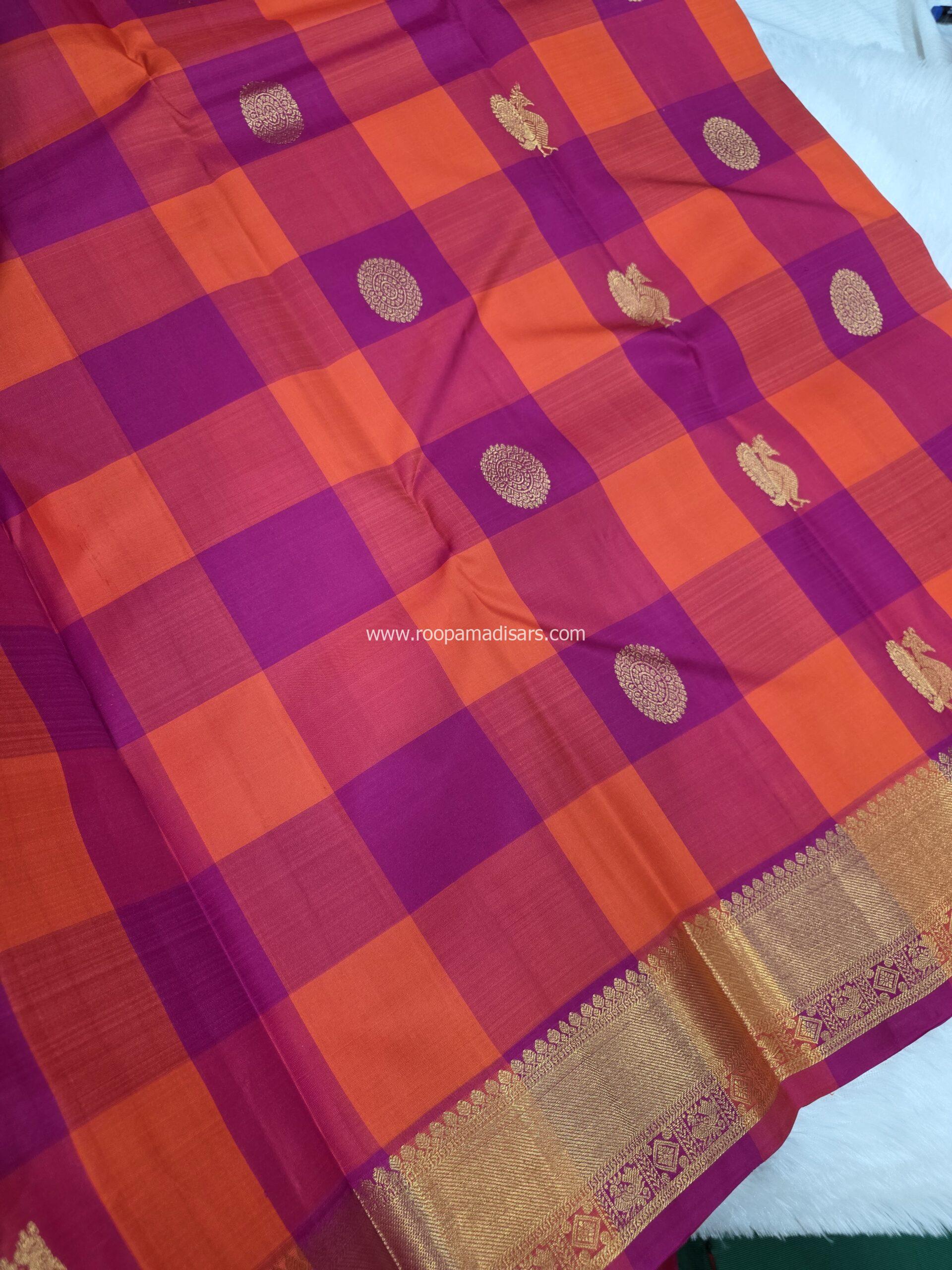 PURE SILK SAREE WITH SILKMARK-6YARDS WITH BLOUSE - Image 4