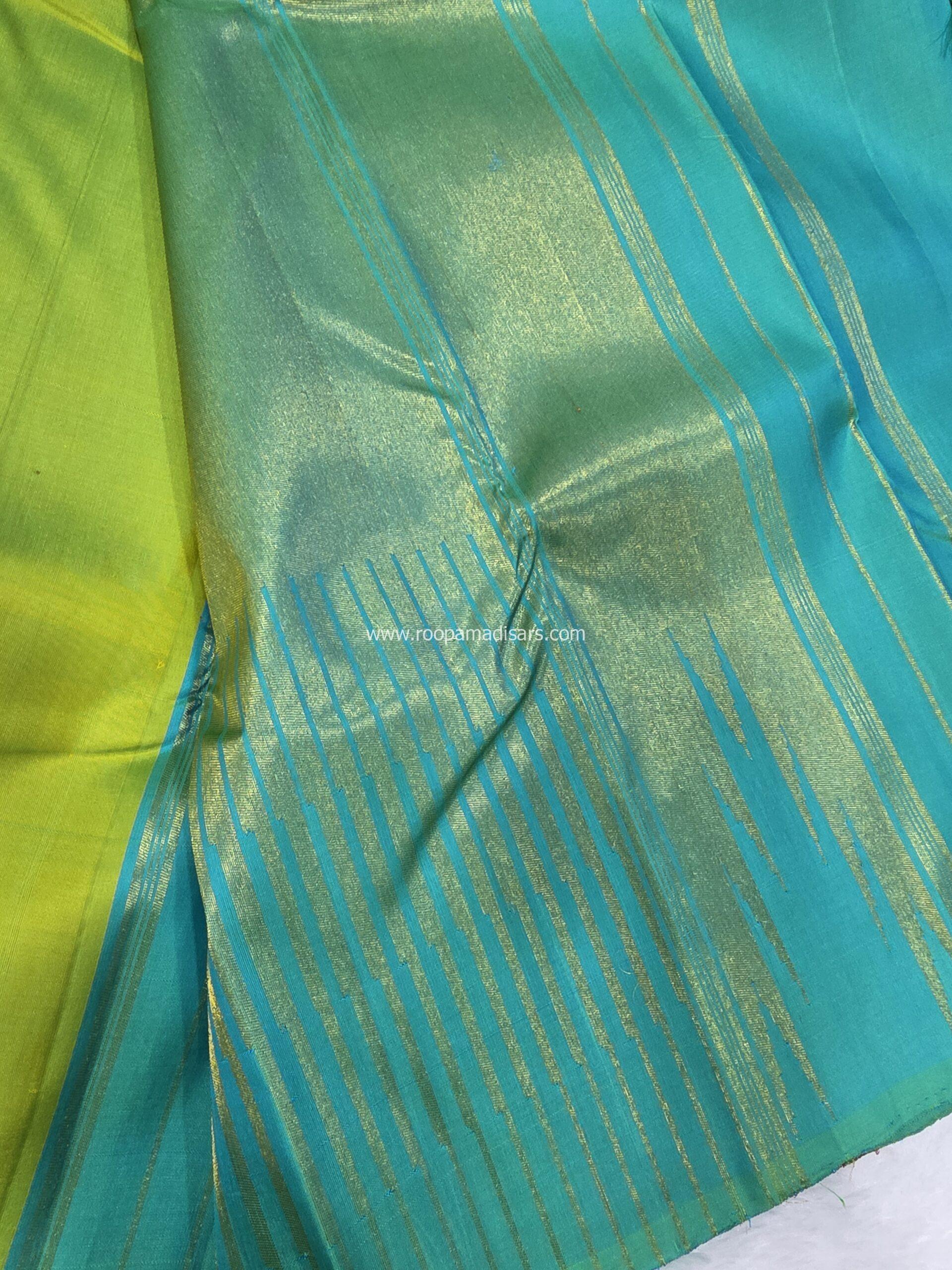 ETTU KOL PURE SILK SAREE WITH SILKMARK-6YARDS WITH BLOUSE - Image 4