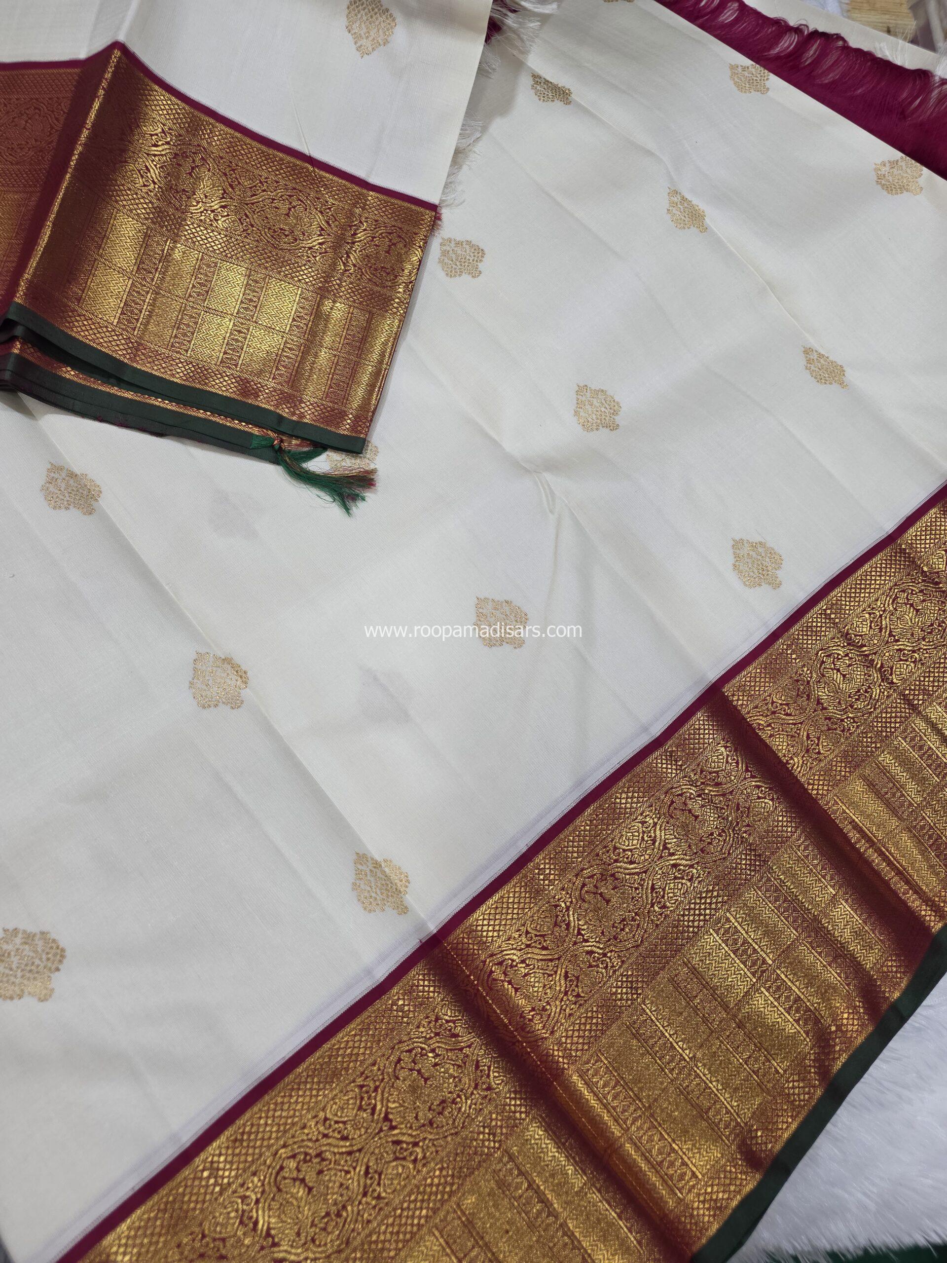 PURE SILK SAREE WITH SILKMARK-6YARDS WITH BLOUSE - Image 4