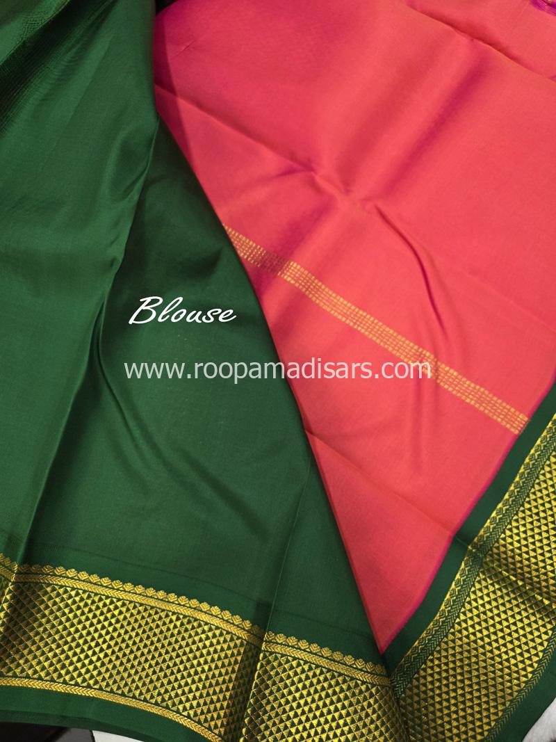 PURE SILK SAREE WITH SILKMARK-6YARDS WITH BLOUSE - Image 4