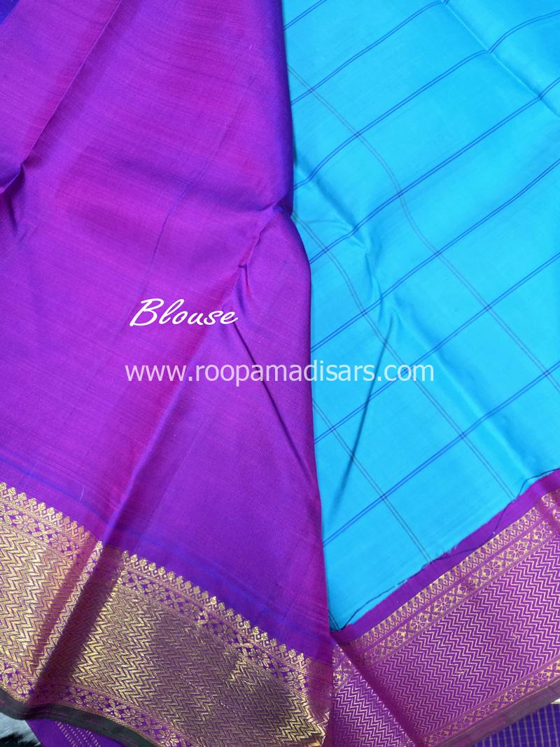 PURE SILK SAREE WITH SILKMARK-6YARDS WITH BLOUSE - Image 6