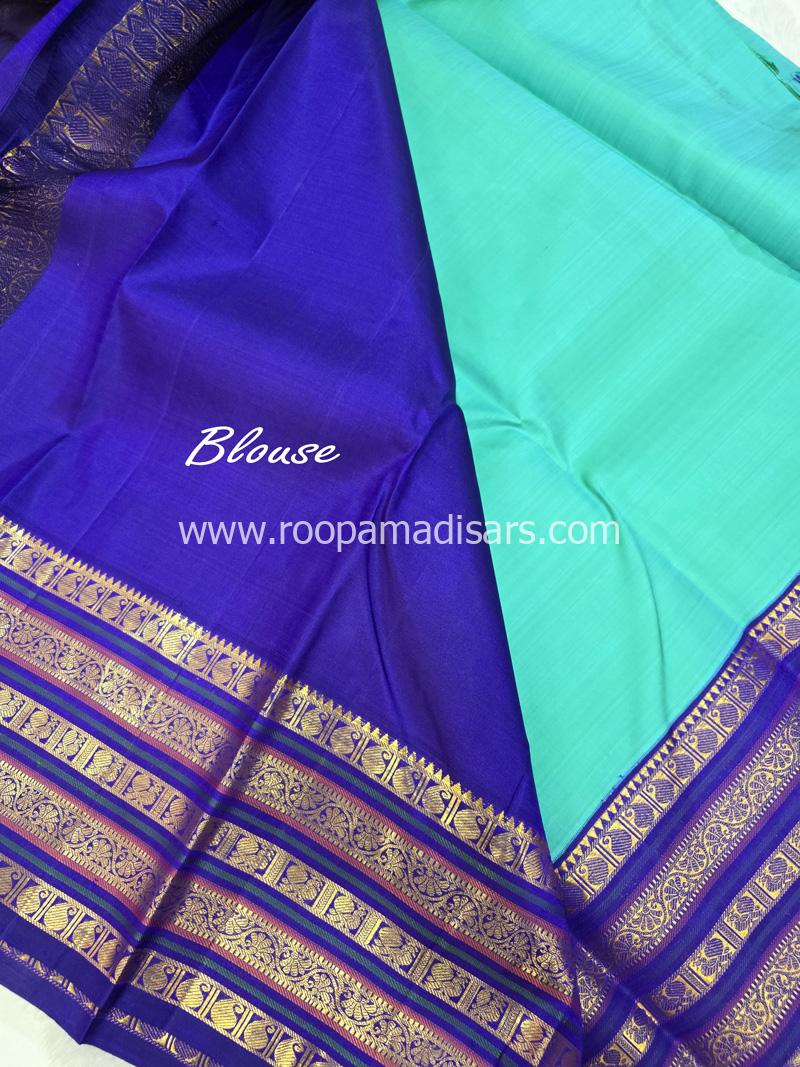 PURE SILK SAREE WITH SILKMARK-6YARDS WITH BLOUSE - Image 5