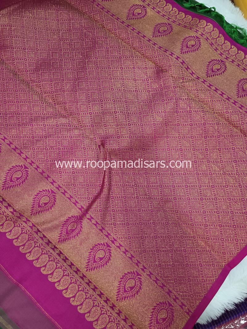 PURE SILK SAREE WITH SILKMARK-6YARDS WITH BLOUSE - Image 4