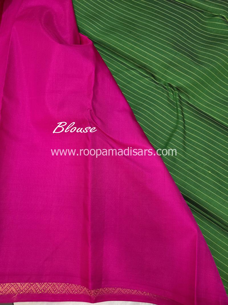 PURE SILK SAREE WITH SILKMARK-6YARDS WITH BLOUSE - Image 5