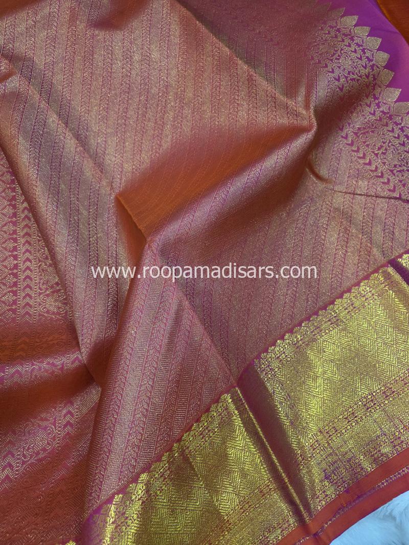 PURE SILK SAREE WITH SILKMARK-6YARDS WITH BLOUSE - Image 4