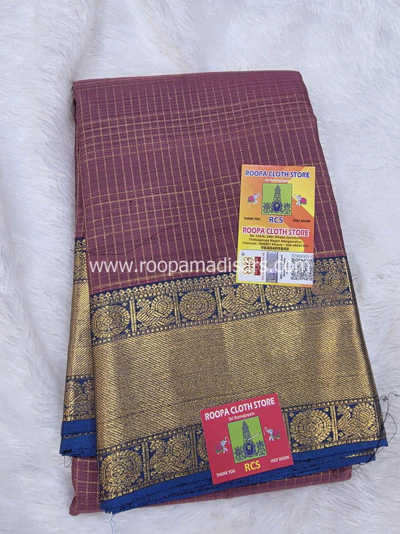 PURE SILK SAREE WITH SILKMARK-6YARDS WITH BLOUSE - Image 3