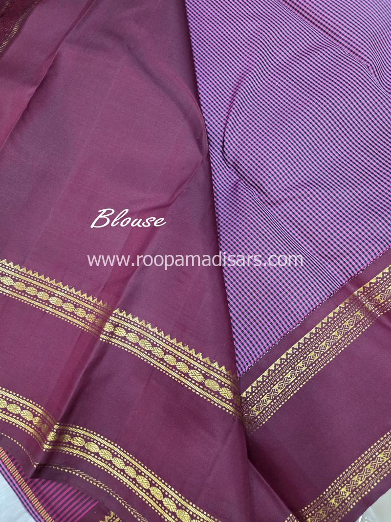 PURE SILK SAREE WITH SILKMARK-6YARDS WITH BLOUSE - Image 5