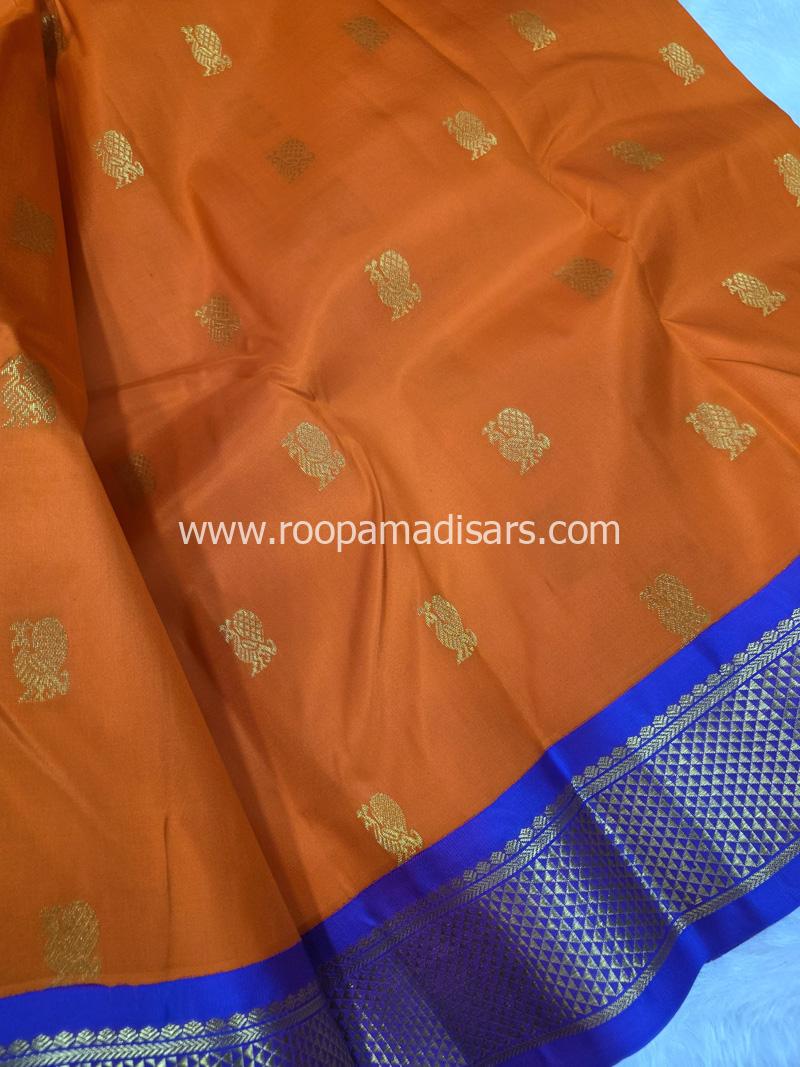 PURE SILK SAREE WITH SILKMARK-6YARDS WITH BLOUSE - Image 3