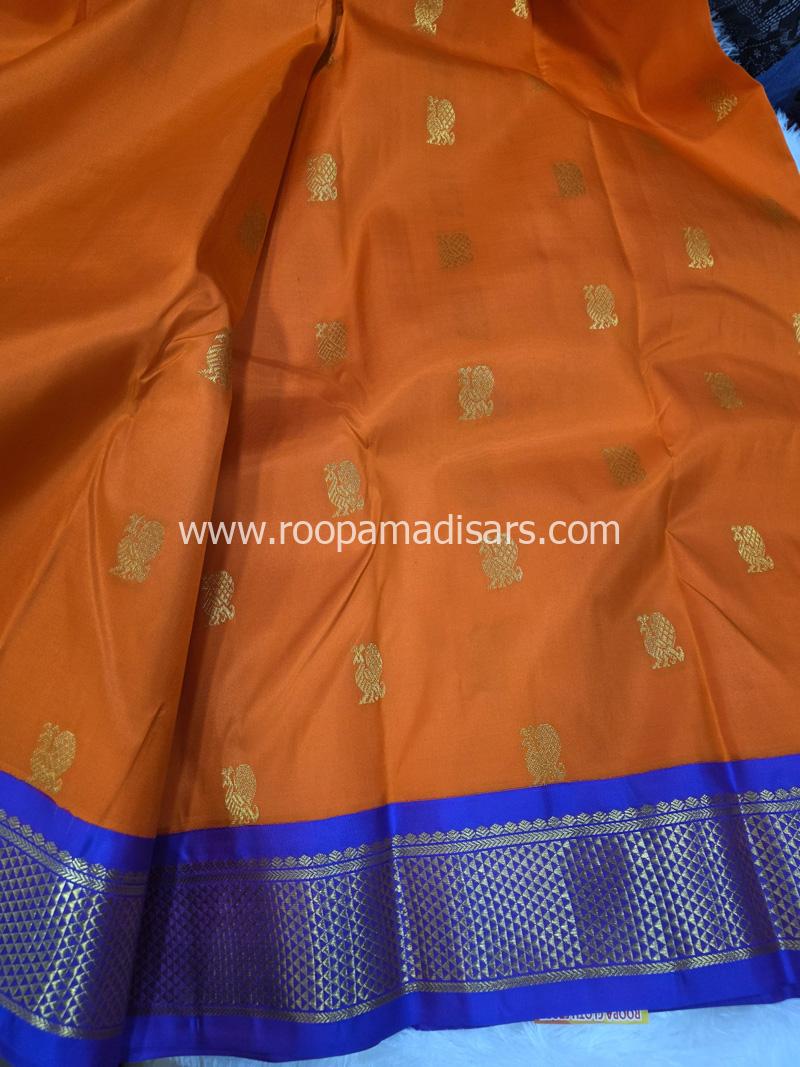 PURE SILK SAREE WITH SILKMARK-6YARDS WITH BLOUSE - Image 4