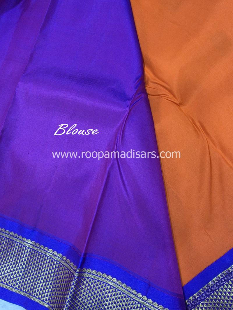 PURE SILK SAREE WITH SILKMARK-6YARDS WITH BLOUSE - Image 6
