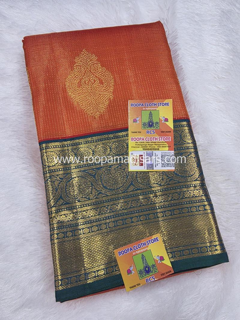 PURE SILK SAREE WITH SILKMARK-6YARDS WITH BLOUSE - Image 3