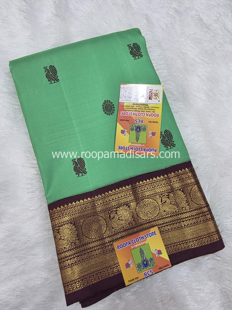 PURE SILK SAREE WITH SILKMARK-6YARDS WITH BLOUSE - Image 3