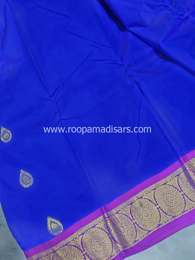 PURE SILK SAREE WITH SILKMARK-6YARDS WITH BLOUSE - Image 4