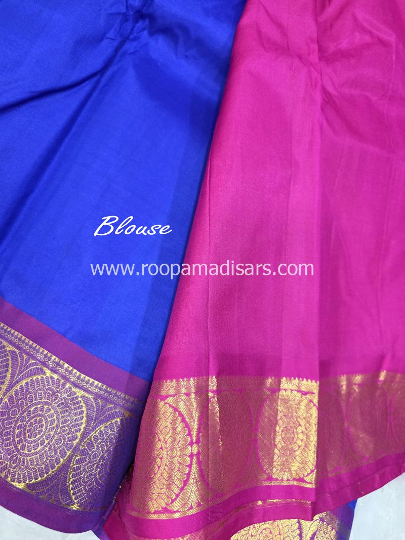 PURE SILK SAREE WITH SILKMARK-6YARDS WITH BLOUSE - Image 6