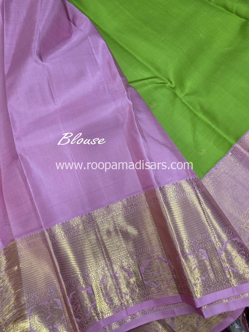 PURE SILK SAREE WITH SILKMARK-6YARDS WITH BLOUSE - Image 7